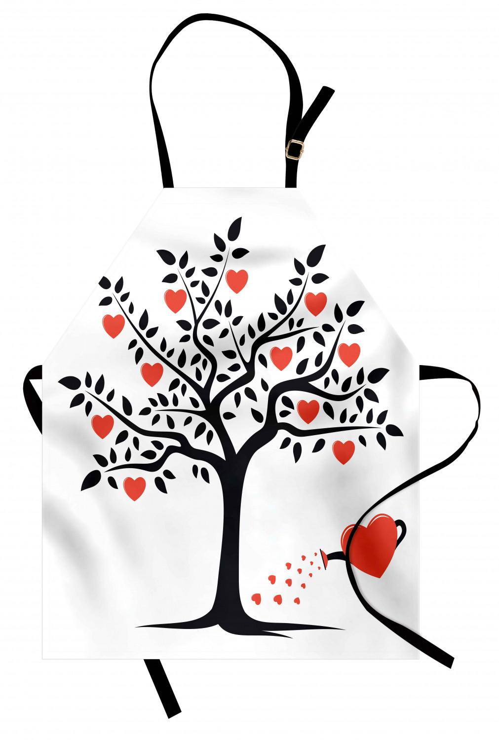 Ambesonne Unisex Durable Apron Bib with Adjustable Strap for Gardening