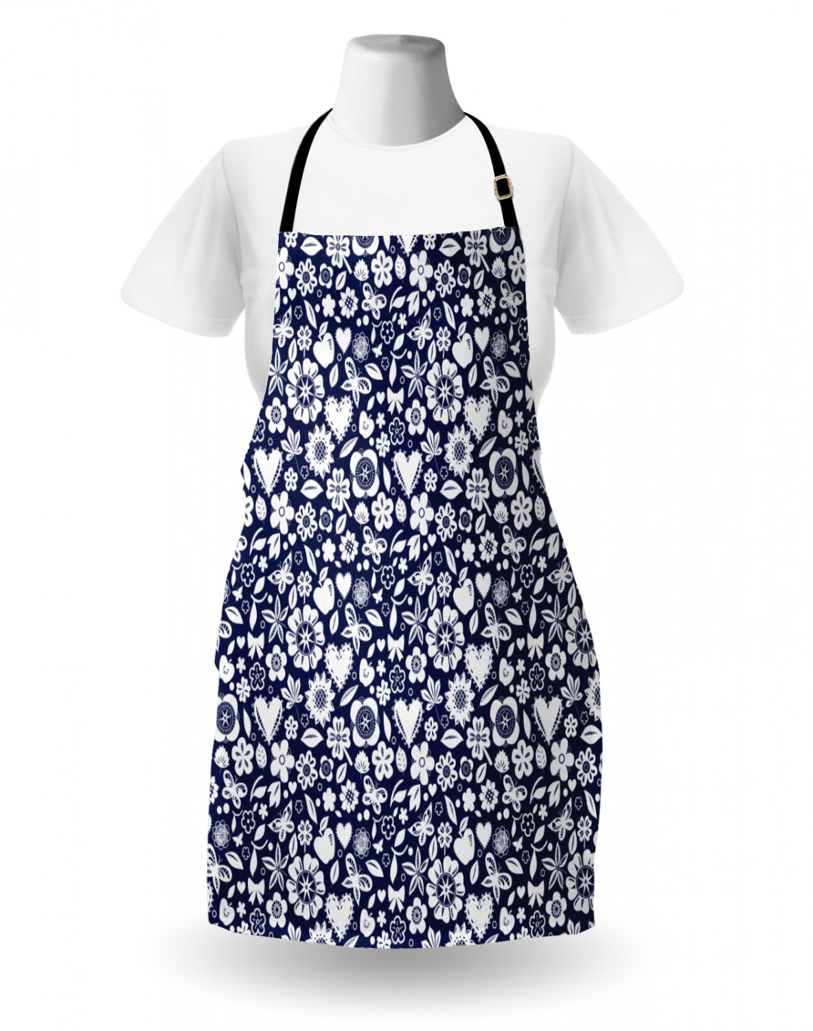 Caterpillar Apron Unisex Kitchen Bib with Adjustable Neck Cooking Baking