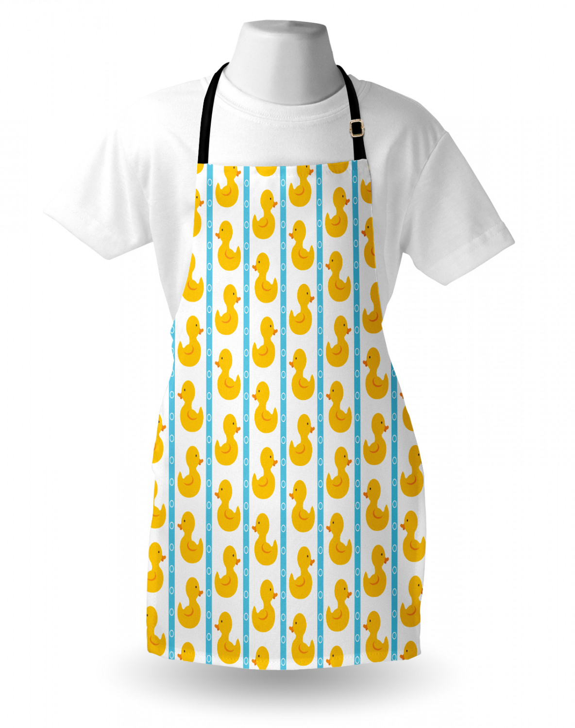 Ambesonne Apron Unisex Kitchen Bib with Adjustable Strap for Cooking