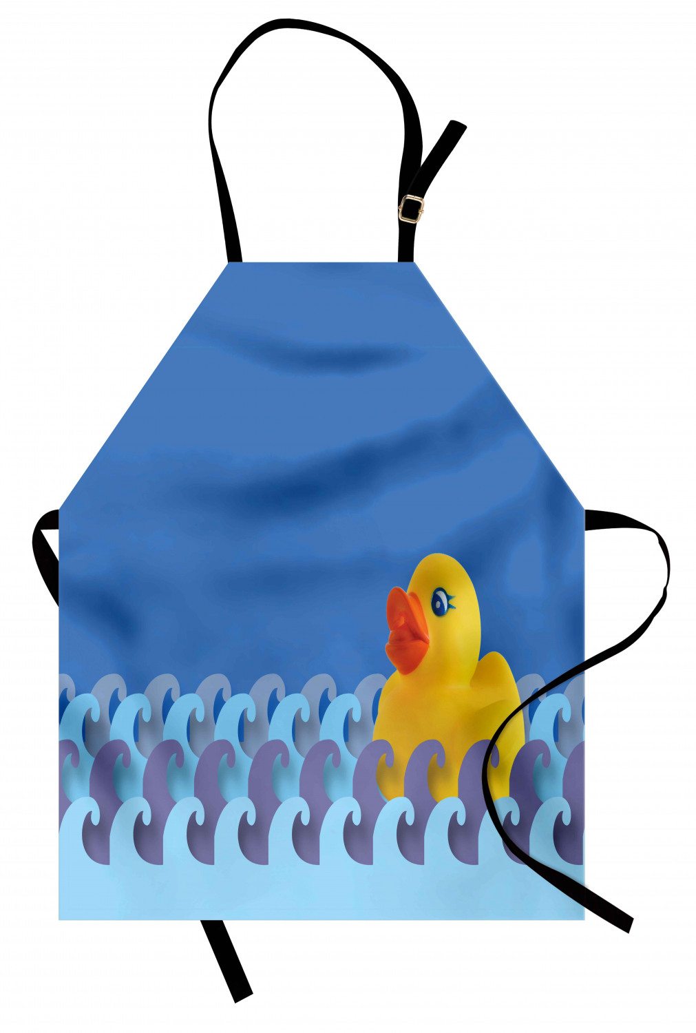 Ambesonne Apron Unisex Kitchen Bib with Adjustable Strap for Cooking