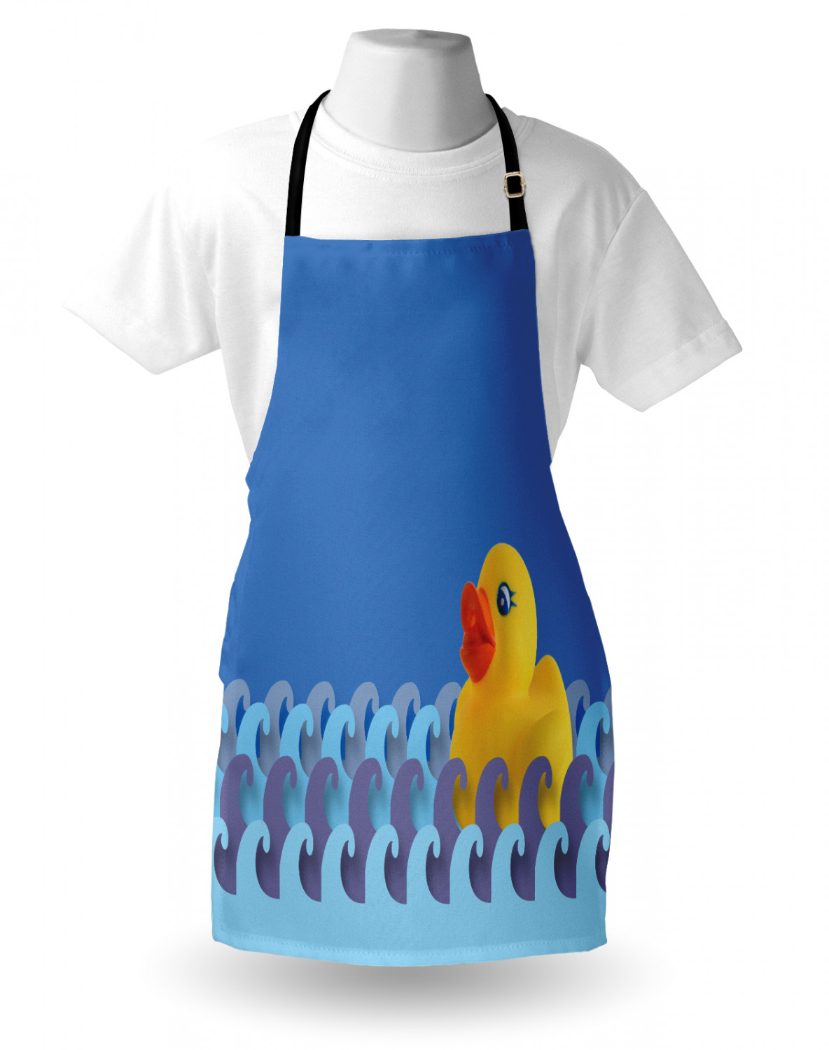 Ambesonne Apron Unisex Kitchen Bib with Adjustable Strap for Cooking