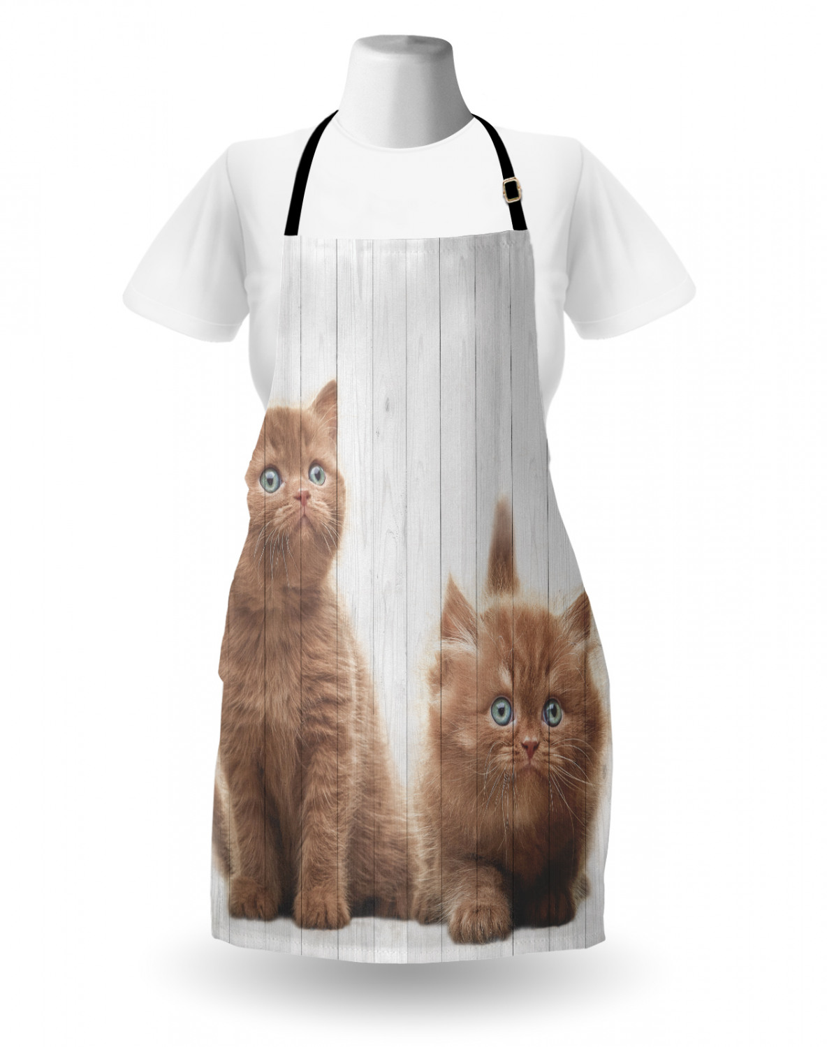 Funny Animal Apron Unisex Kitchen Bib with Adjustable Neck Cooking Baking