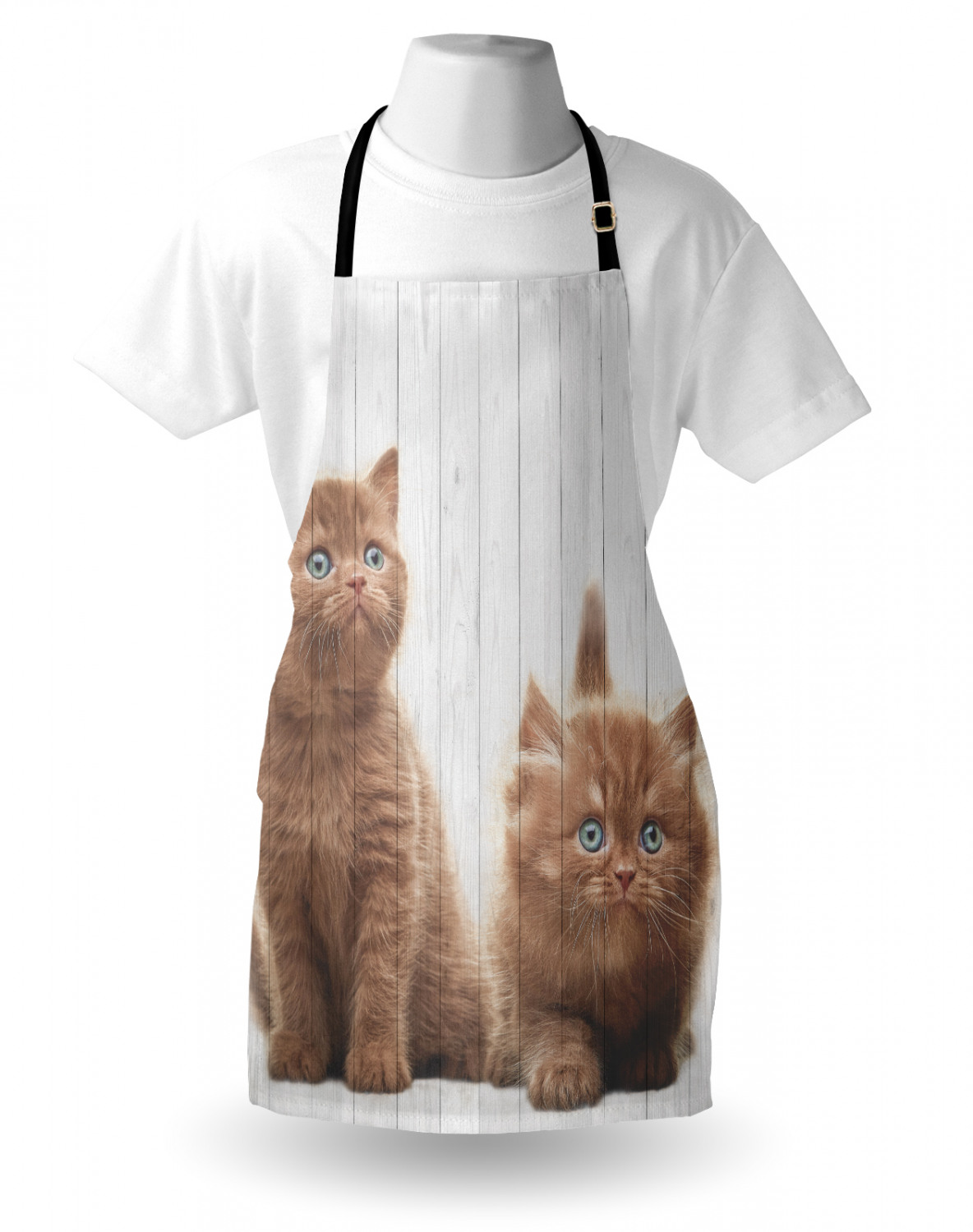 Funny Animal Apron Unisex Kitchen Bib with Adjustable Neck Cooking Baking