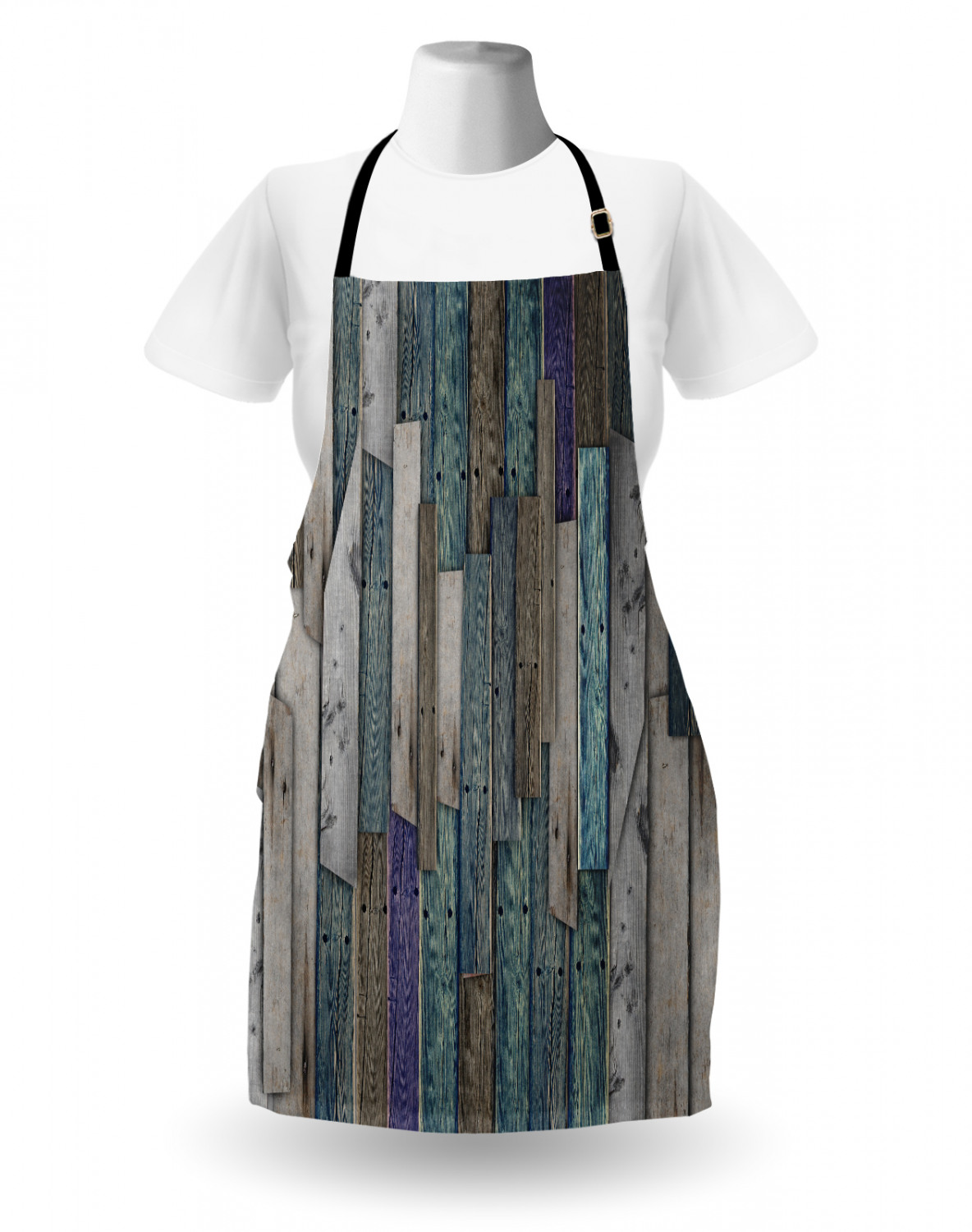 Ambesonne Apron Unisex Kitchen Bib with Adjustable Strap for Cooking