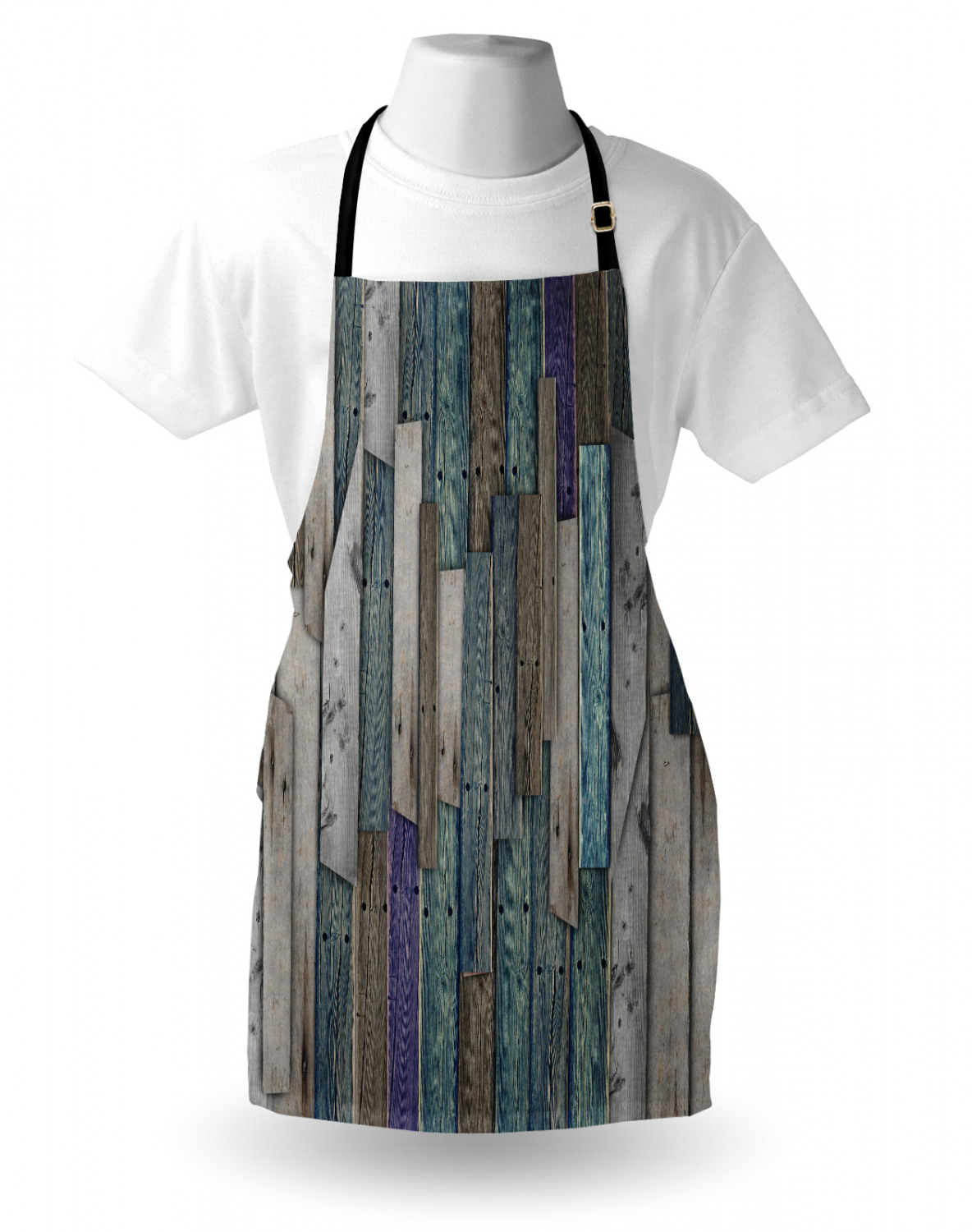 Ambesonne Apron Unisex Kitchen Bib with Adjustable Strap for Cooking