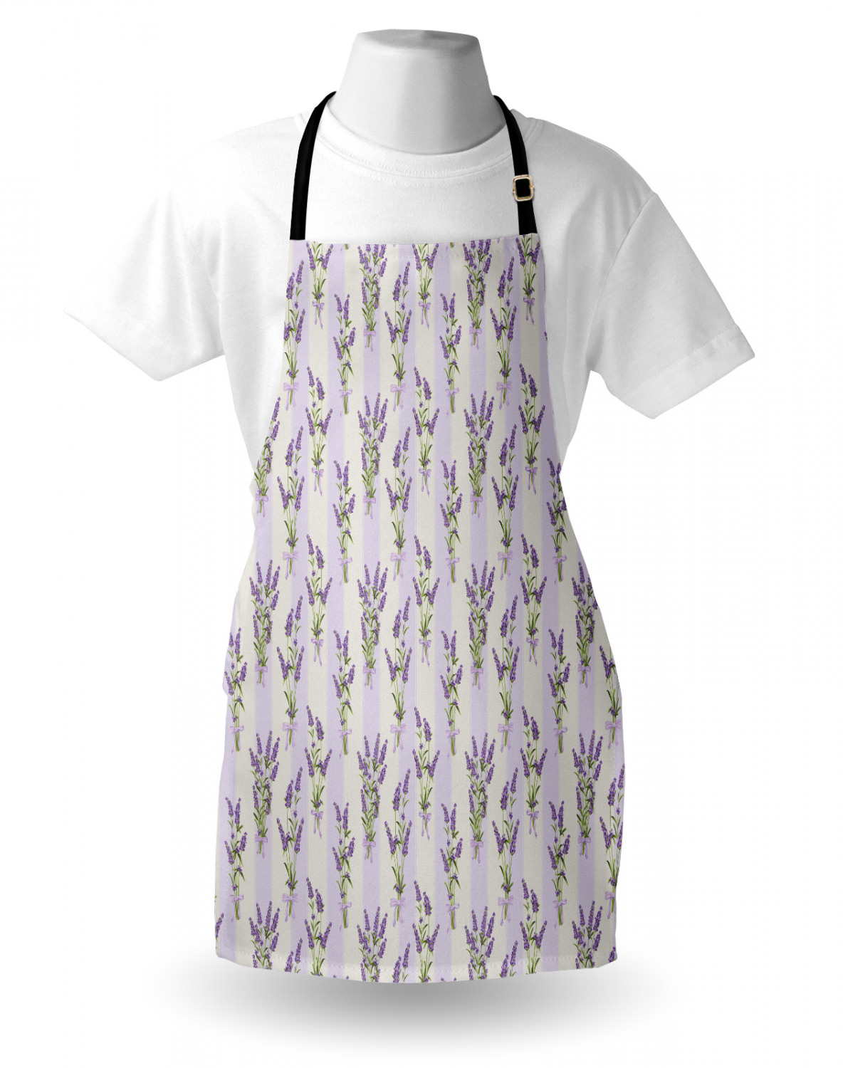 Ambesonne Apron Unisex Kitchen Bib with Adjustable Strap for Cooking