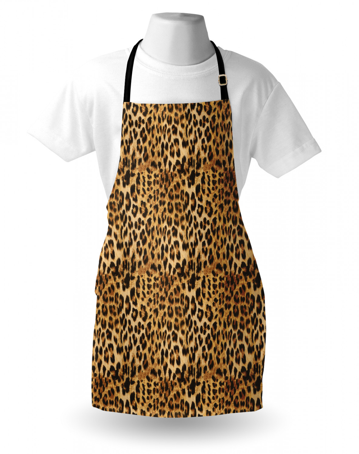 Ambesonne Apron Unisex Kitchen Bib with Adjustable Strap for Cooking