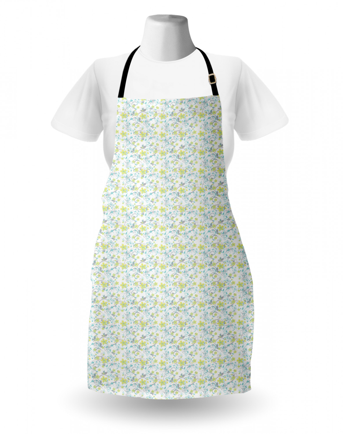 Ambesonne Unisex Durable Apron Bib with Adjustable Strap for Gardening