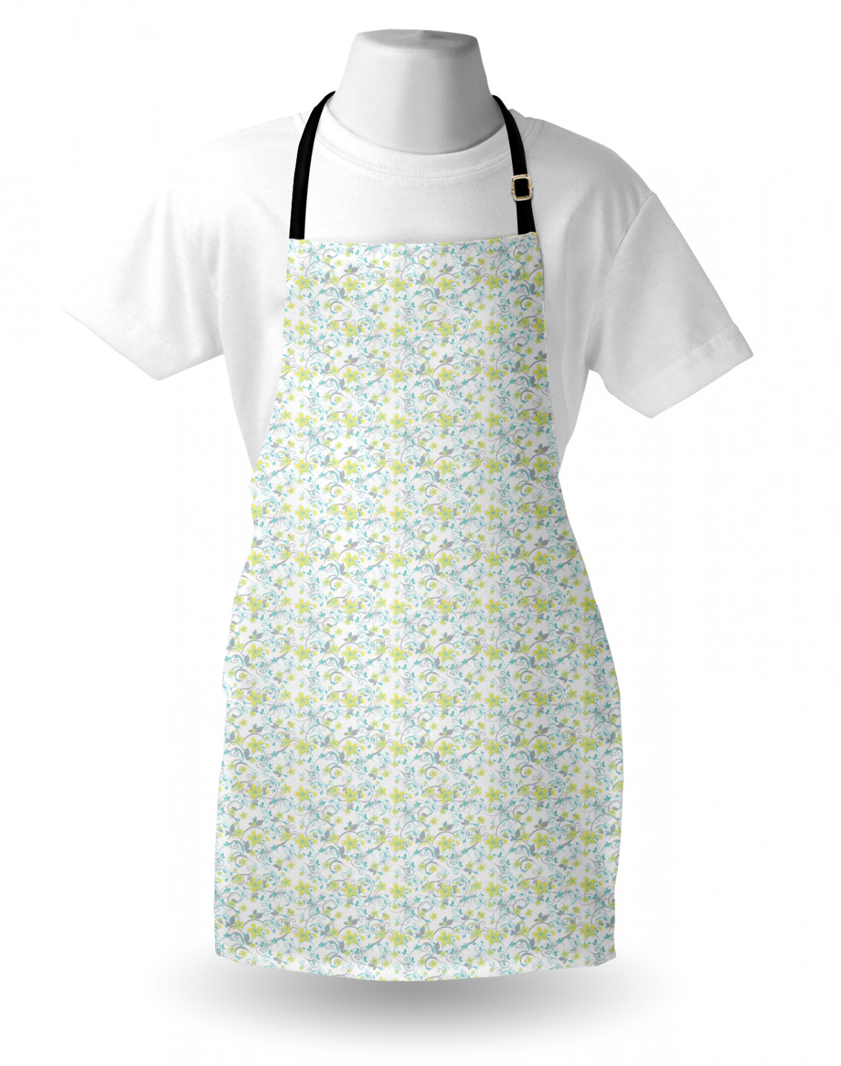 Ambesonne Unisex Durable Apron Bib with Adjustable Strap for Gardening