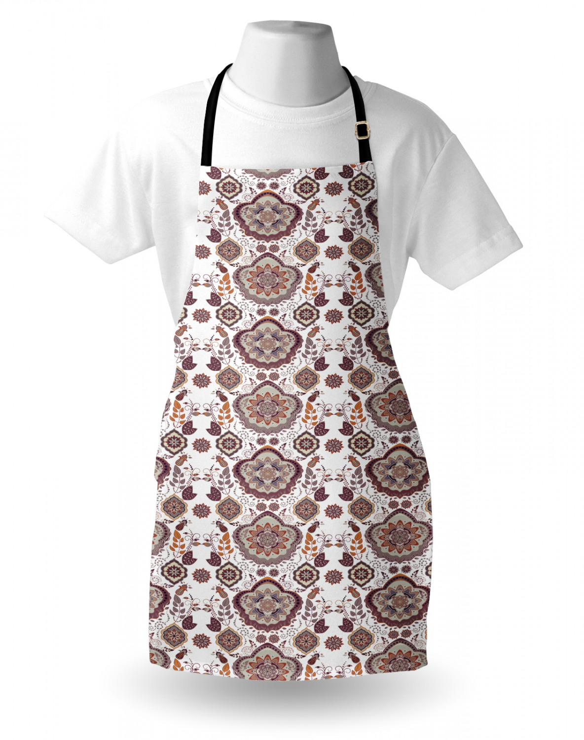 Ambesonne Unisex Durable Apron Bib with Adjustable Strap for Gardening