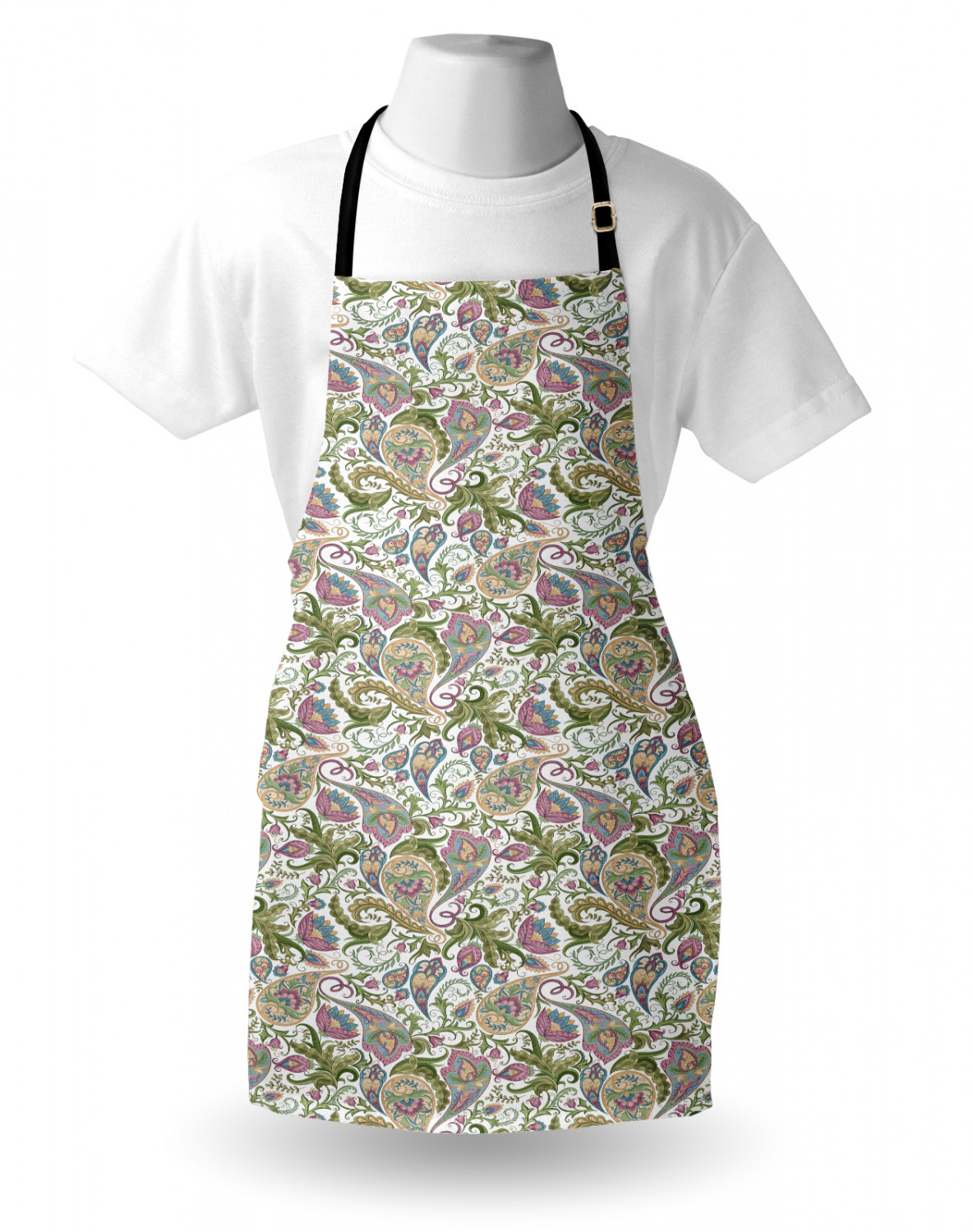 Ambesonne Unisex Durable Apron Bib with Adjustable Strap for Gardening