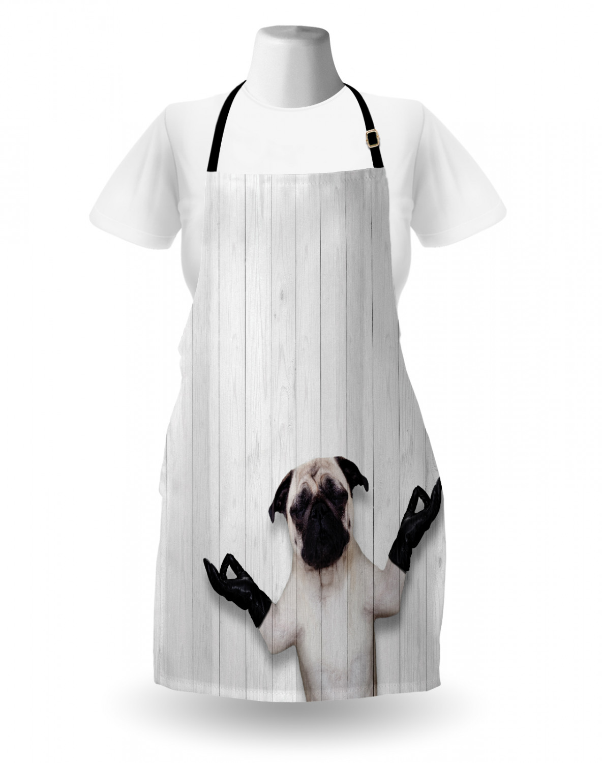 Funny Animal Apron Unisex Kitchen Bib with Adjustable Neck Cooking Baking