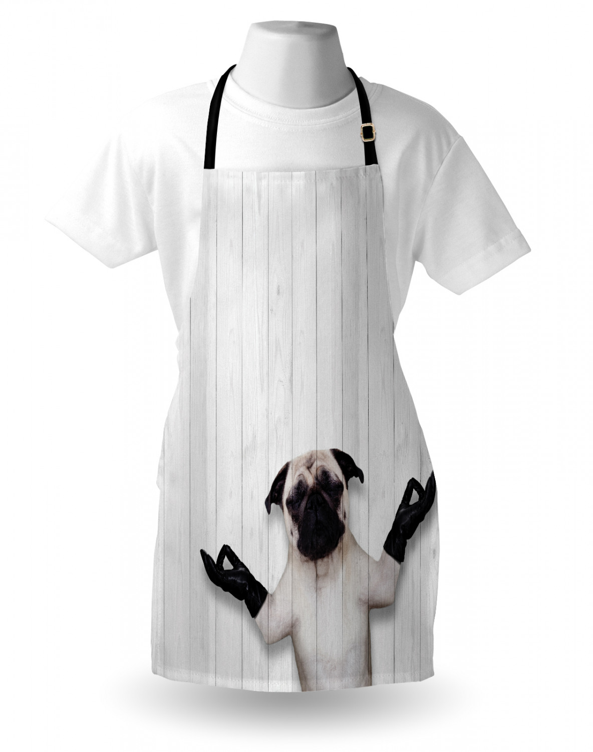 Funny Animal Apron Unisex Kitchen Bib with Adjustable Neck Cooking Baking