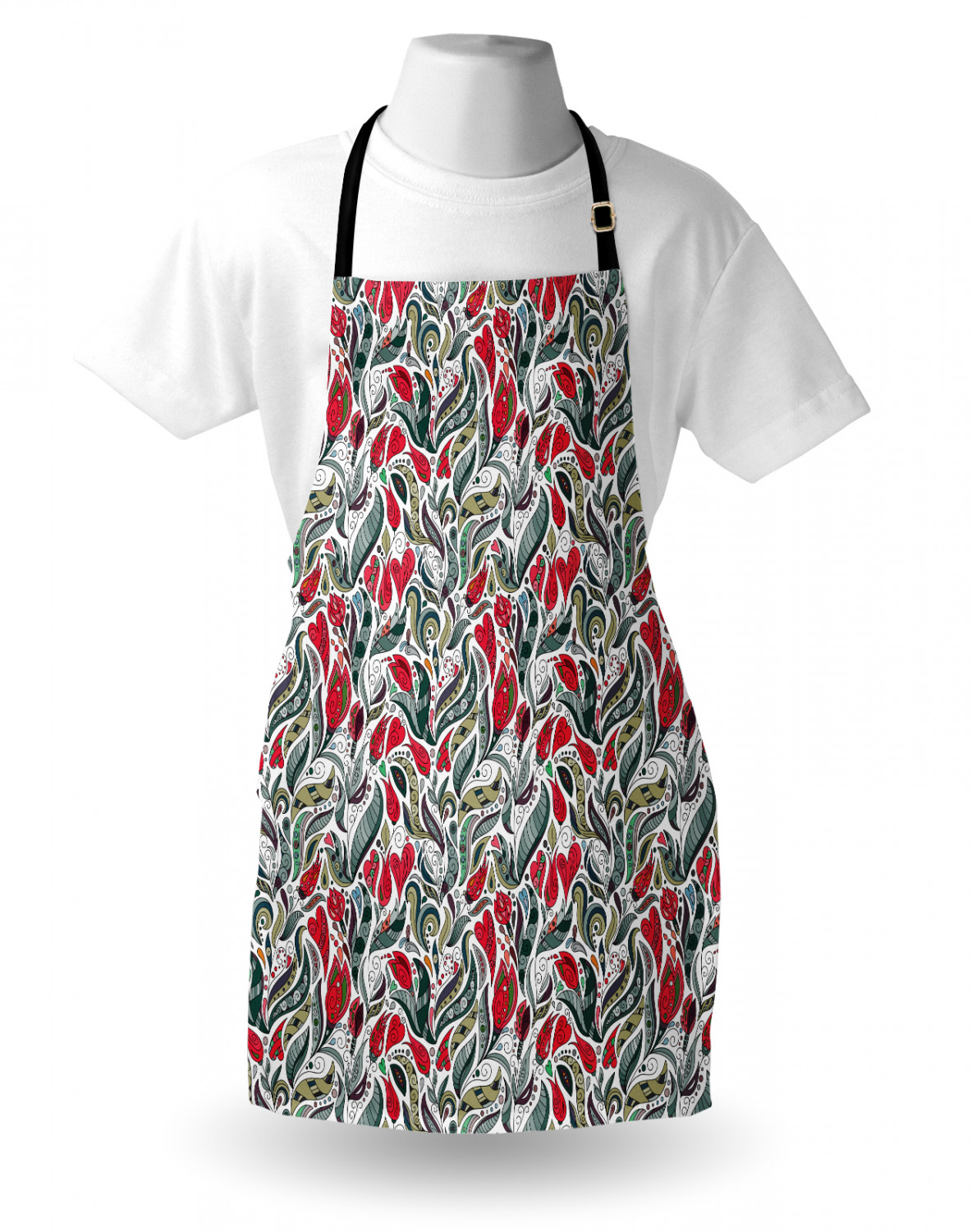 Rustic Nature Apron Unisex Kitchen Bib with Adjustable Neck Cooking