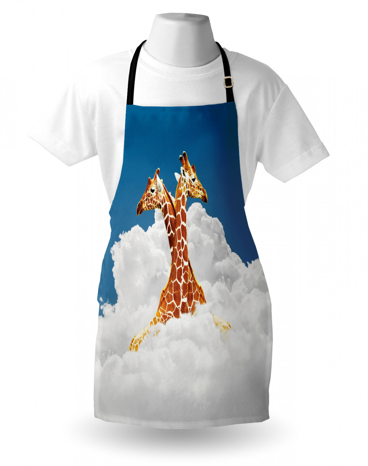 Funny Animal Apron Unisex Kitchen Bib with Adjustable Neck Cooking Baking