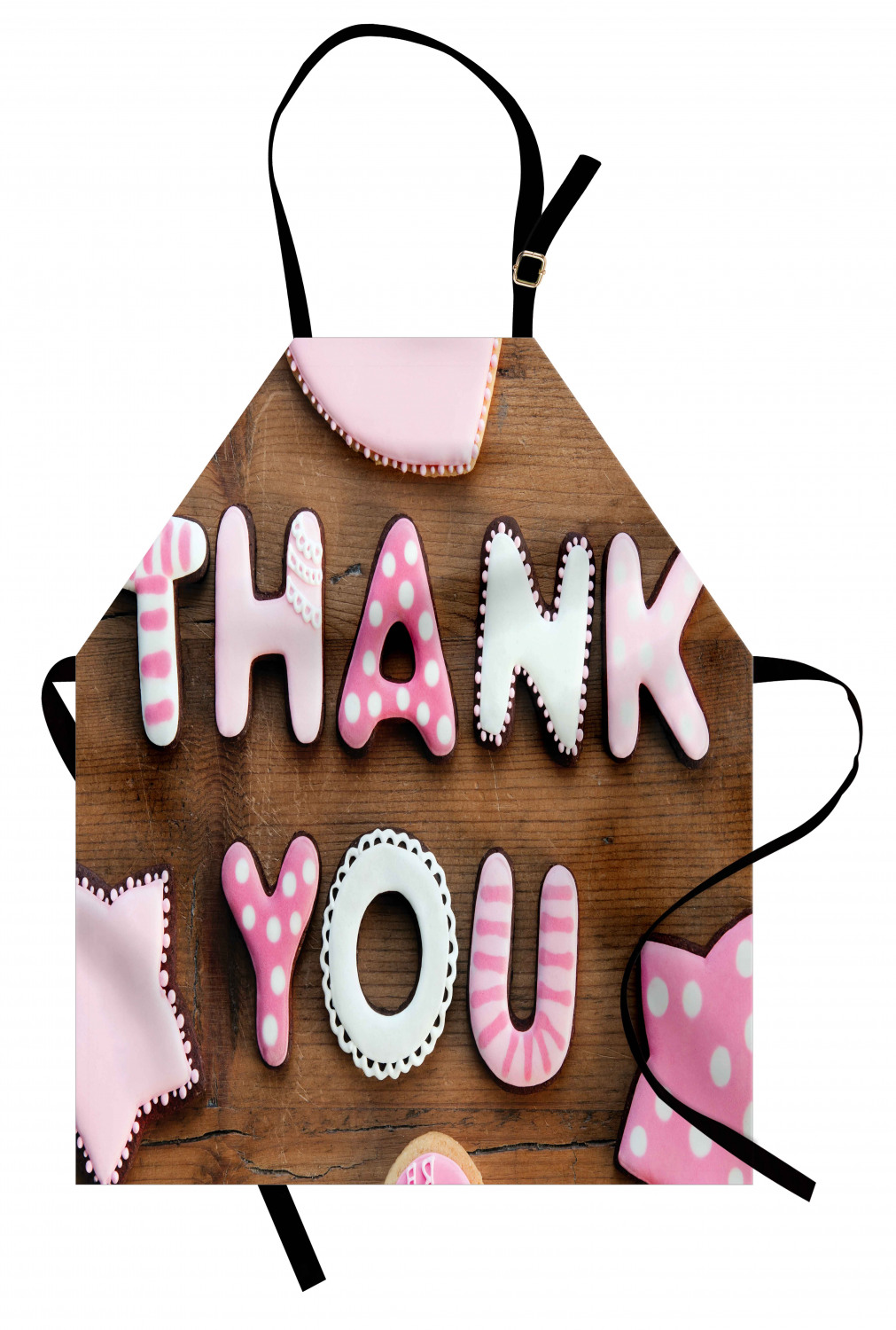 Gingerbread Man Apron Unisex Kitchen Bib with Adjustable Neck Cooking