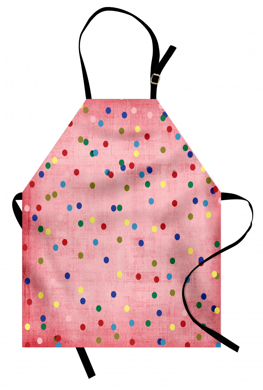 Ambesonne Retro Apron Unisex Kitchen Bib with Adjustable Neck Cooking Baking