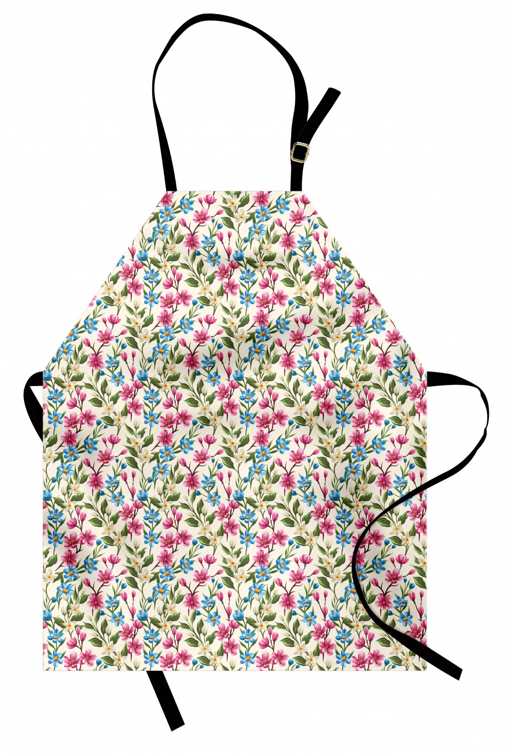Ambesonne Flower Art Kids Apron Boys Girls Apron Bib Cooking & Painting - Bild 99 von 123