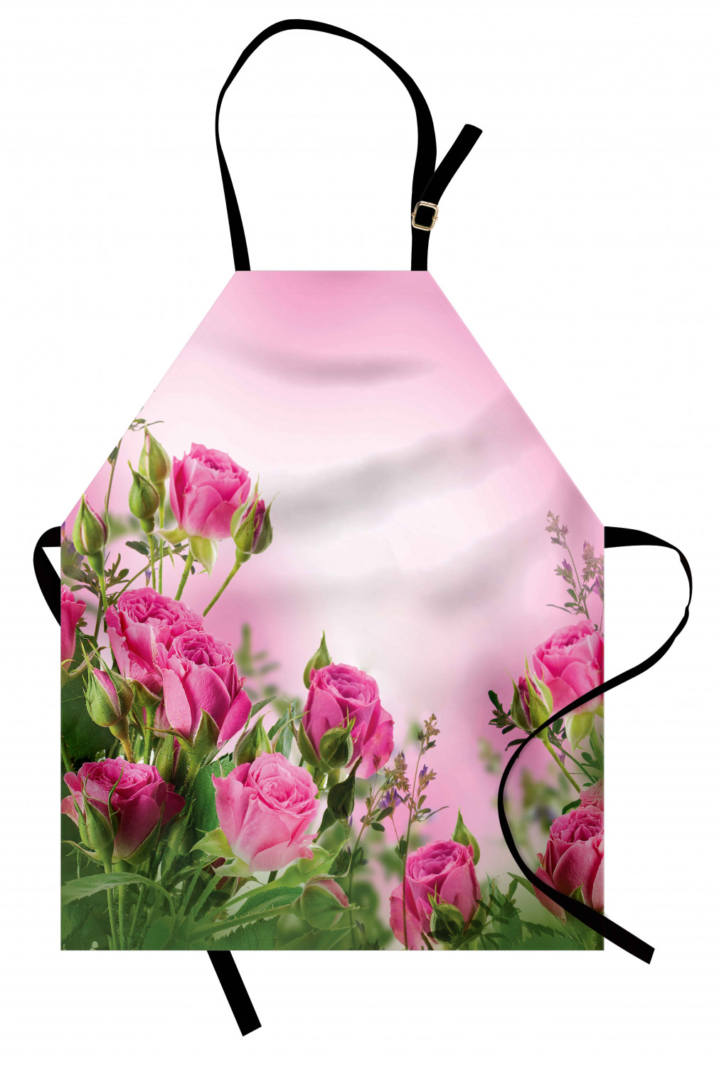 Ambesonne Flower Art Kids Apron Boys Girls Apron Bib Cooking & Painting - Bild 109 von 123
