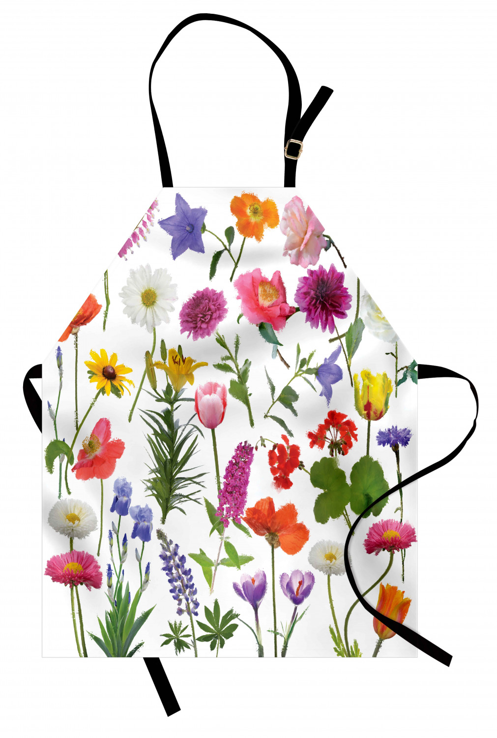 Ambesonne Flower Art Kids Apron Boys Girls Apron Bib Cooking & Painting - Bild 27 von 123