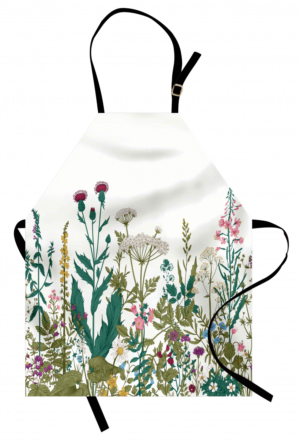 Ambesonne Flower Art Kids Apron Boys Girls Apron Bib Cooking & Painting - Bild 107 von 123