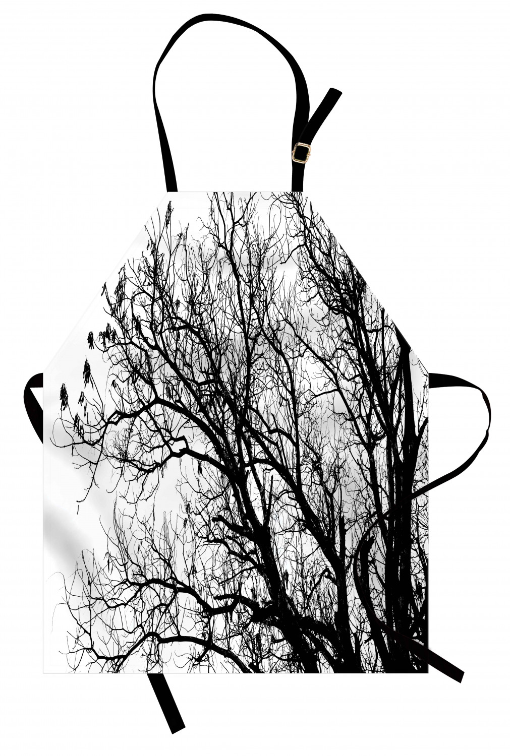 Fall Apron Unisex Kitchen Bib with Adjustable Neck Cooking Ambesonne