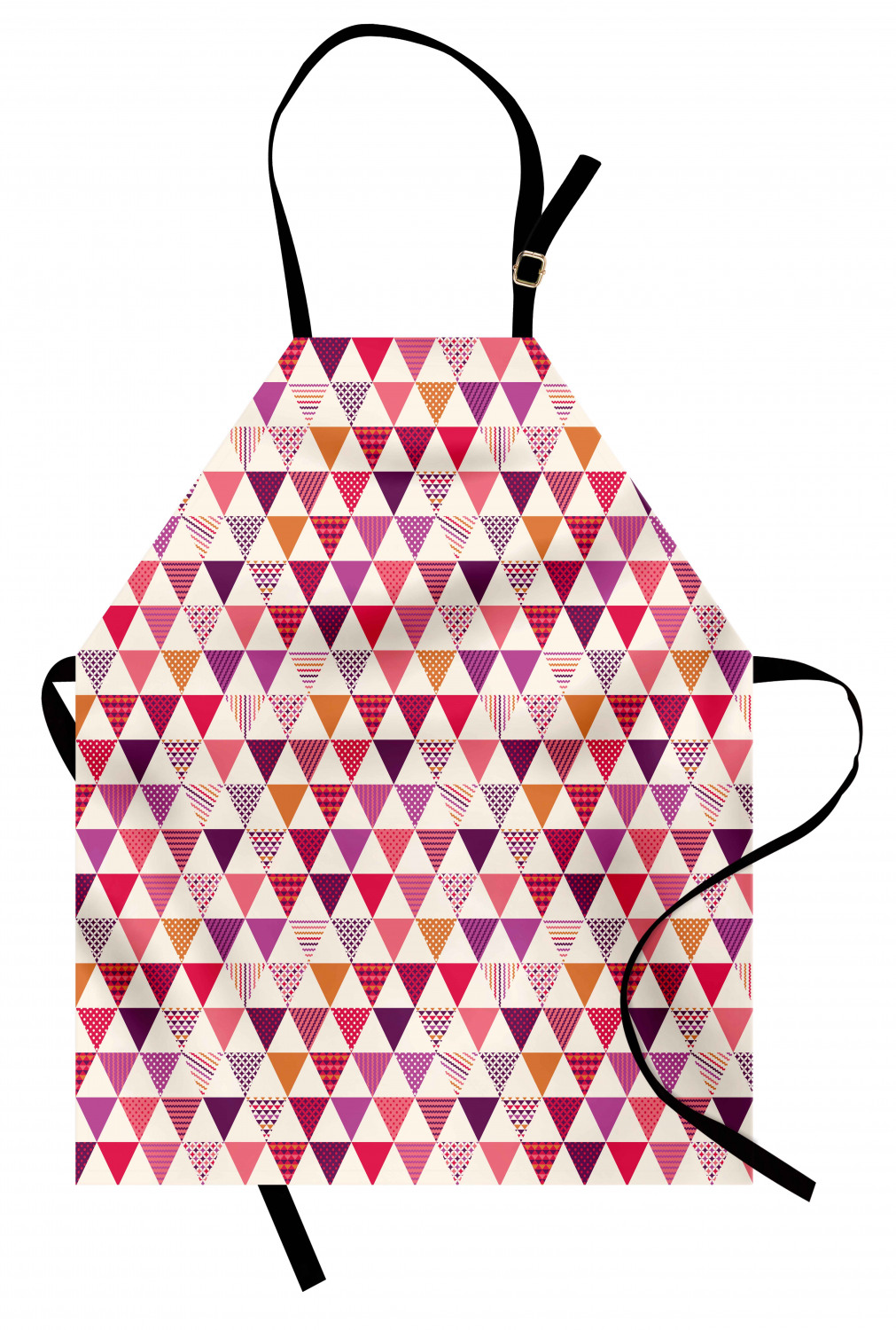 Ambesonne Pinkish Apron Unisex Kitchen Bib with Adjustable Neck Cooking Baking