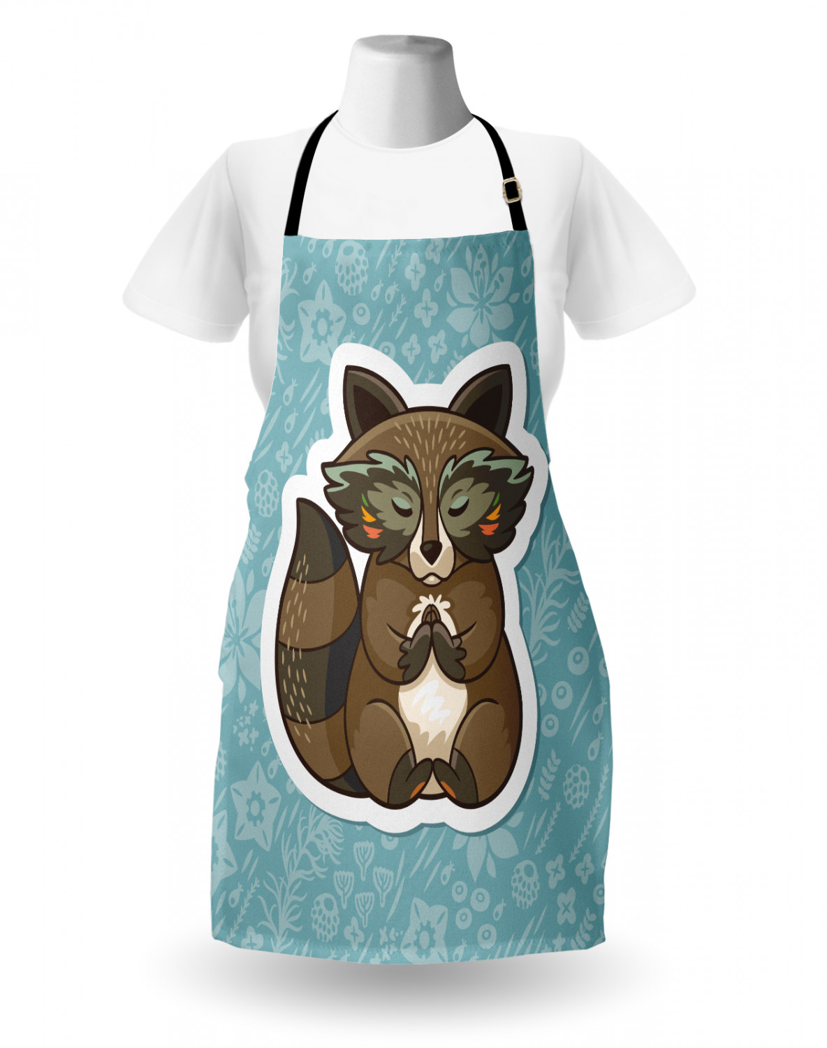 Ambesonne Apron Kitchen Bib with Adjustable Strap for Cooking