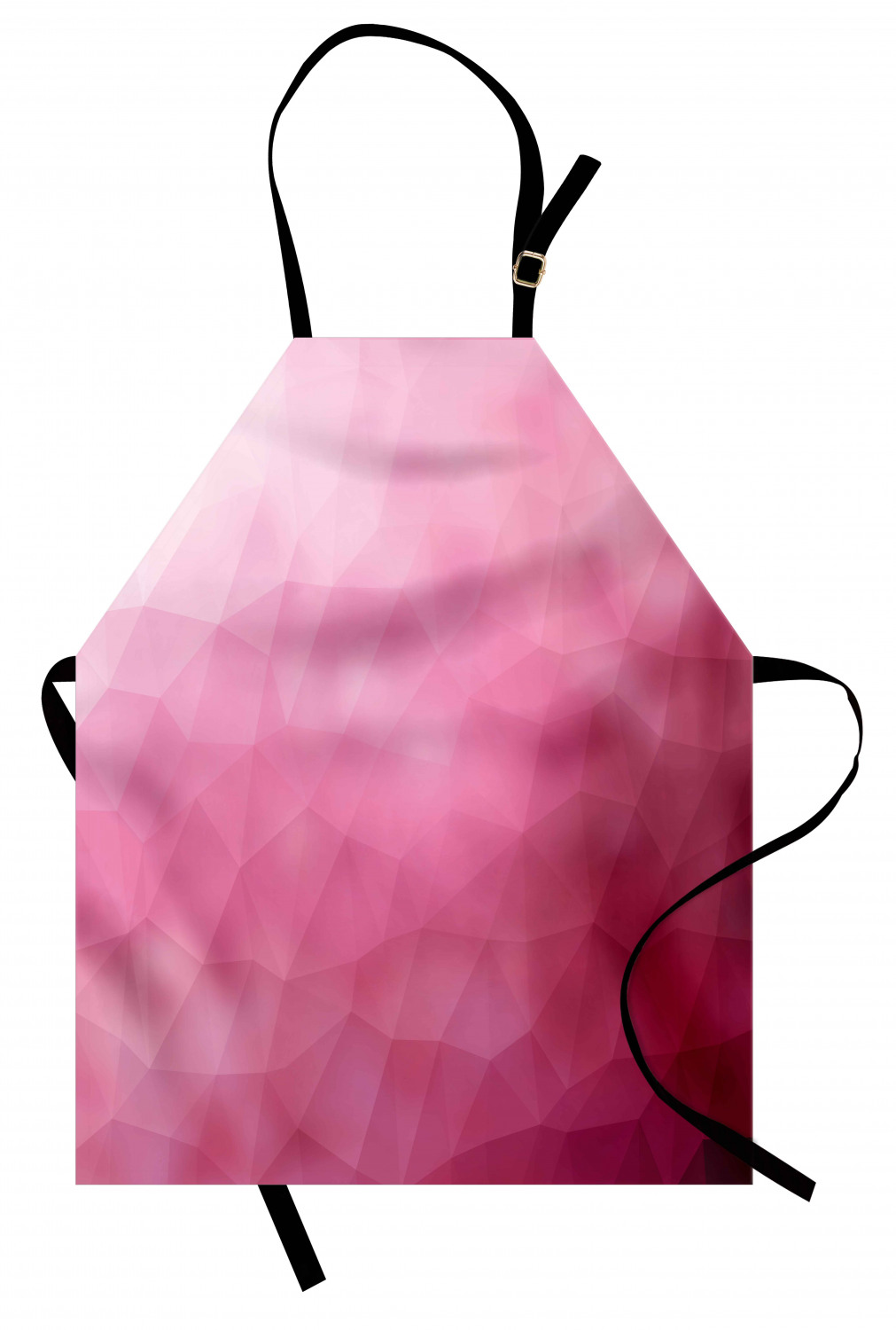 Ambesonne Pinkish Apron Unisex Kitchen Bib with Adjustable Neck Cooking Baking