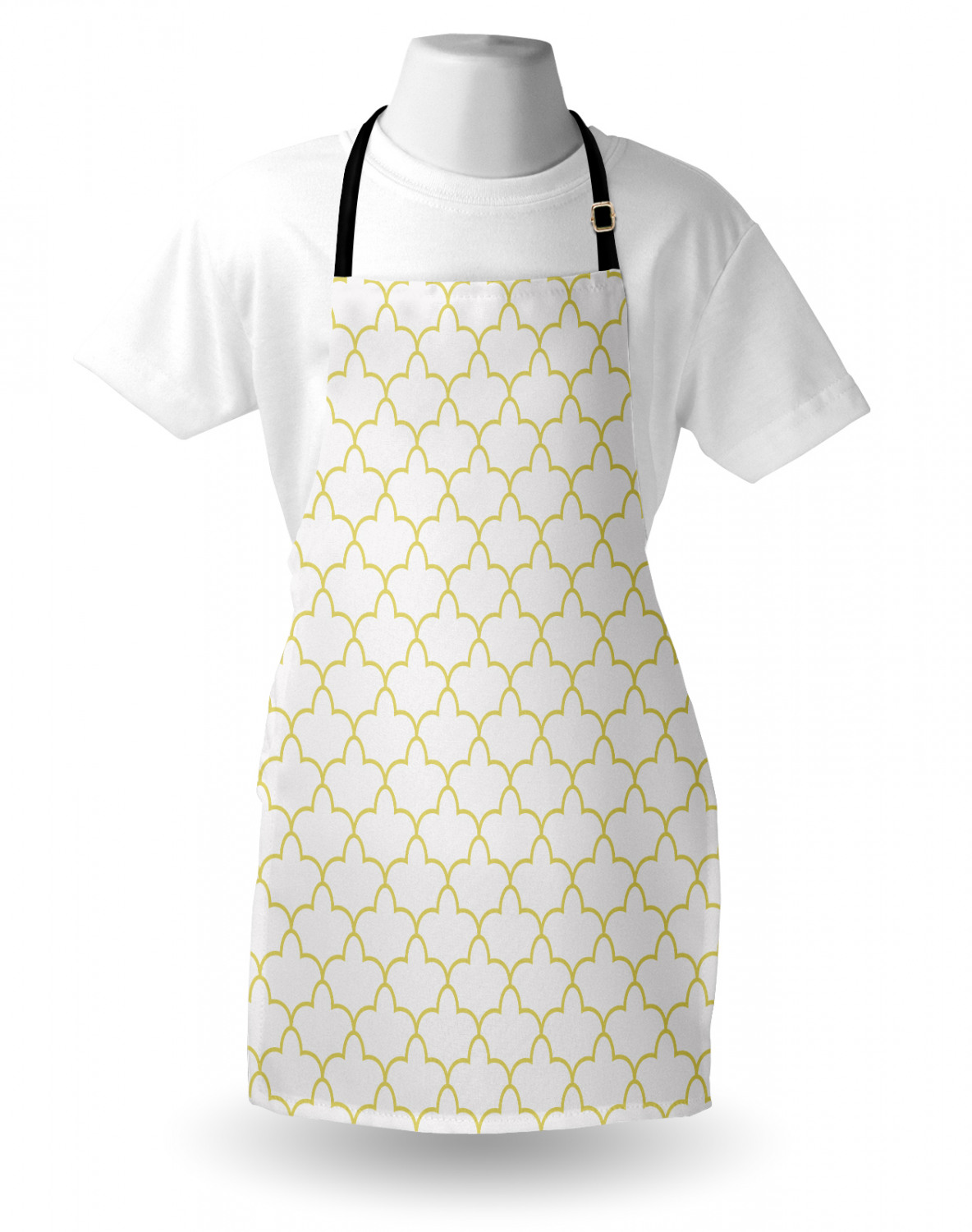 Ambesonne Durable Apron Bib with Adjustable Neck for Cooking Gardening