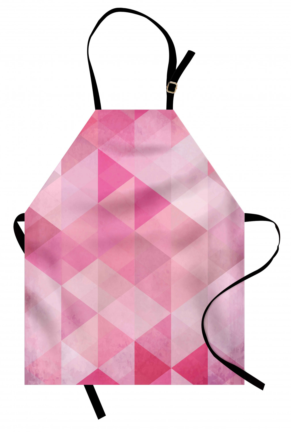 Ambesonne Pinkish Apron Unisex Kitchen Bib with Adjustable Neck Cooking Baking