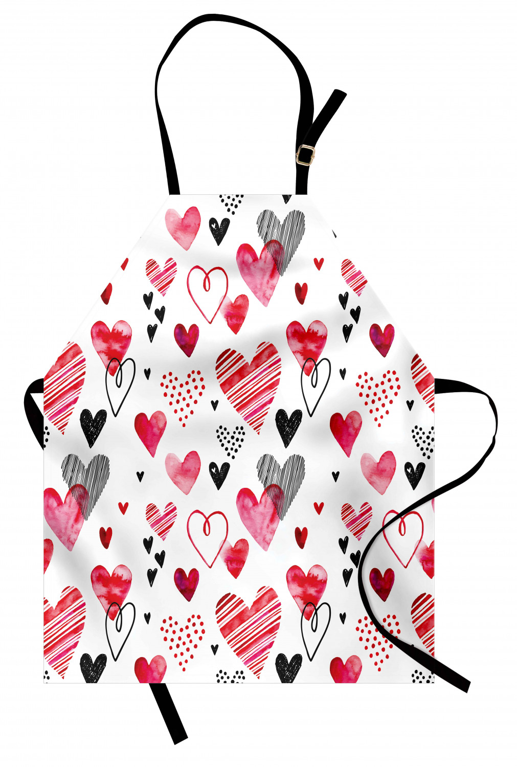 Ambesonne Apron Kitchen Bib with Adjustable Strap for Cooking