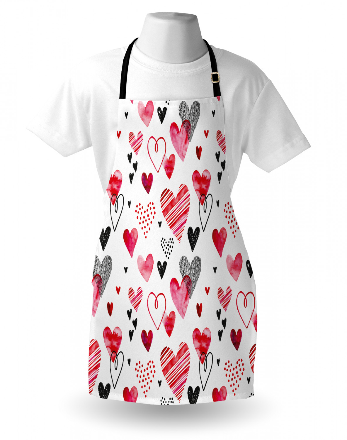 Ambesonne Apron Kitchen Bib with Adjustable Strap for Cooking