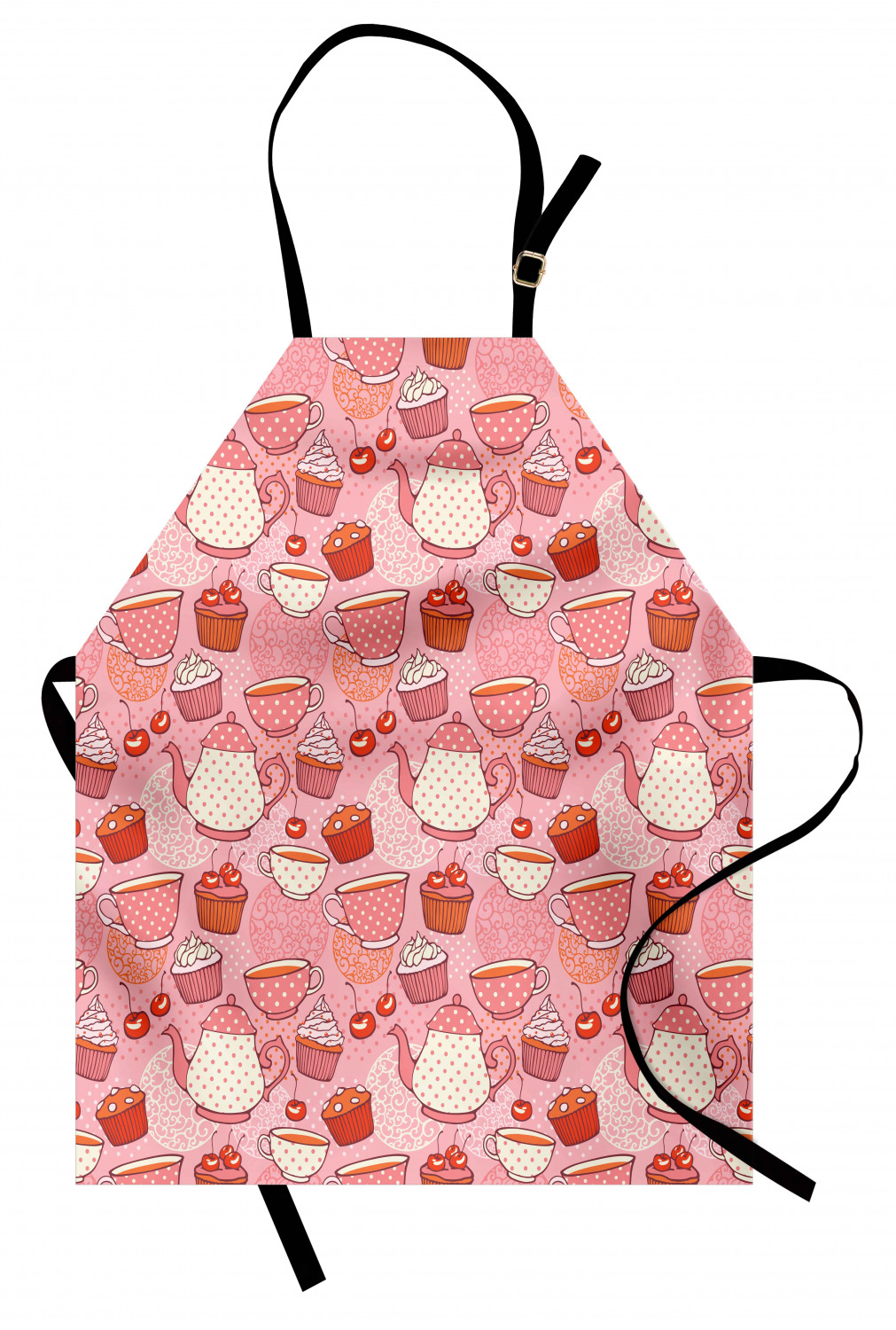 Ambesonne Apron Kitchen Bib with Adjustable Strap for Cooking