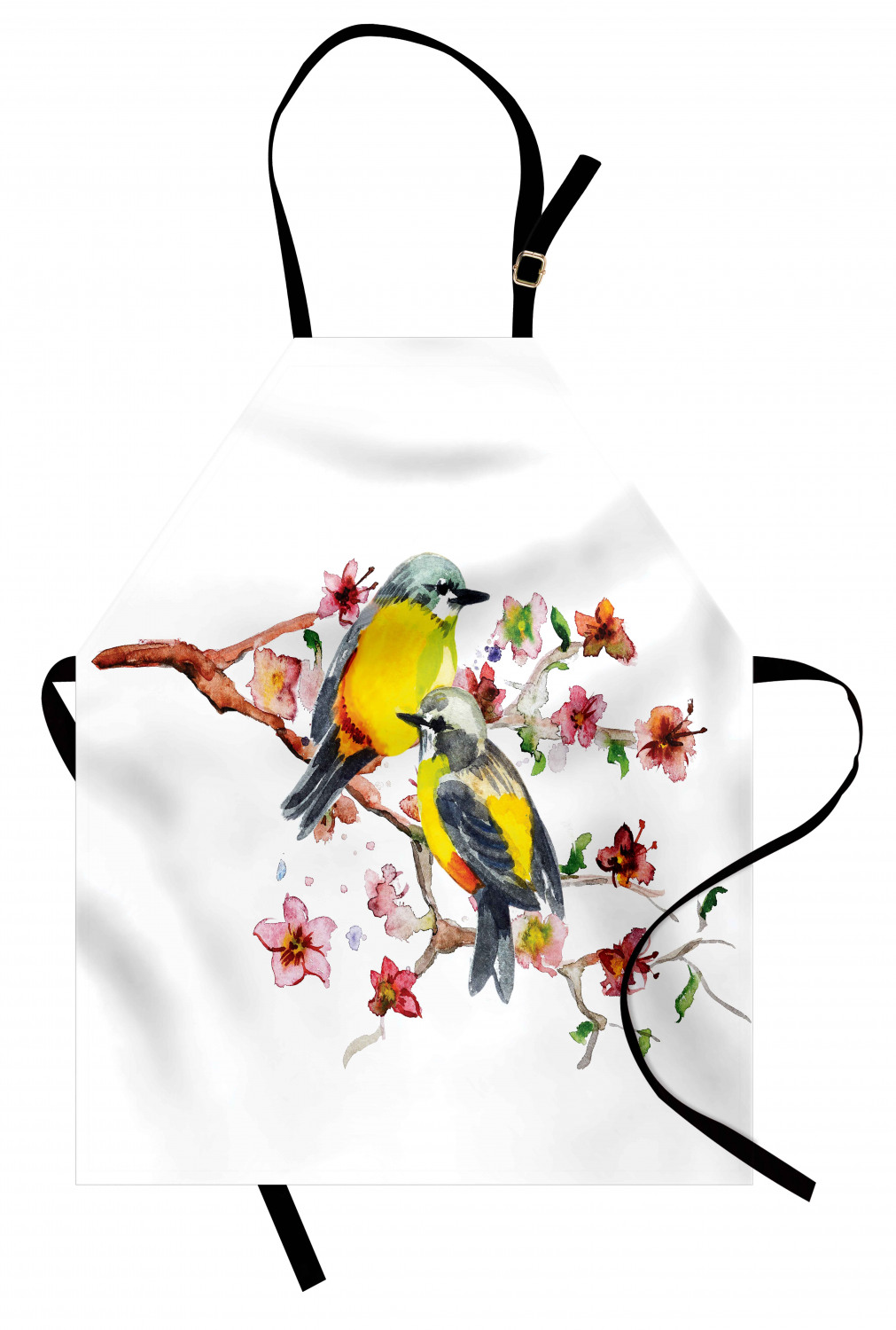 Ambesonne Apron Kitchen Bib with Adjustable Strap for Cooking