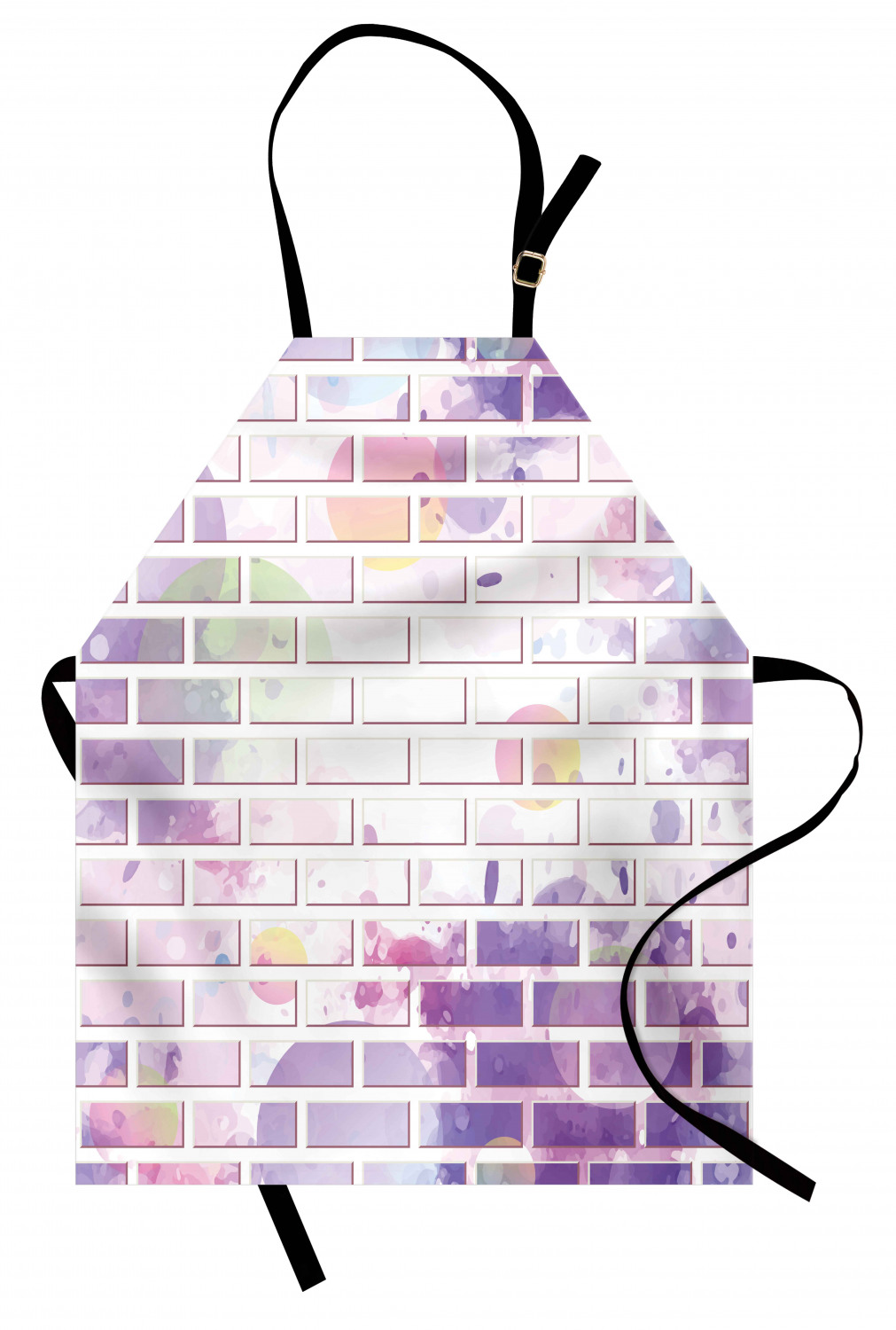 Ambesonne Apron Kitchen Bib with Adjustable Strap for Cooking