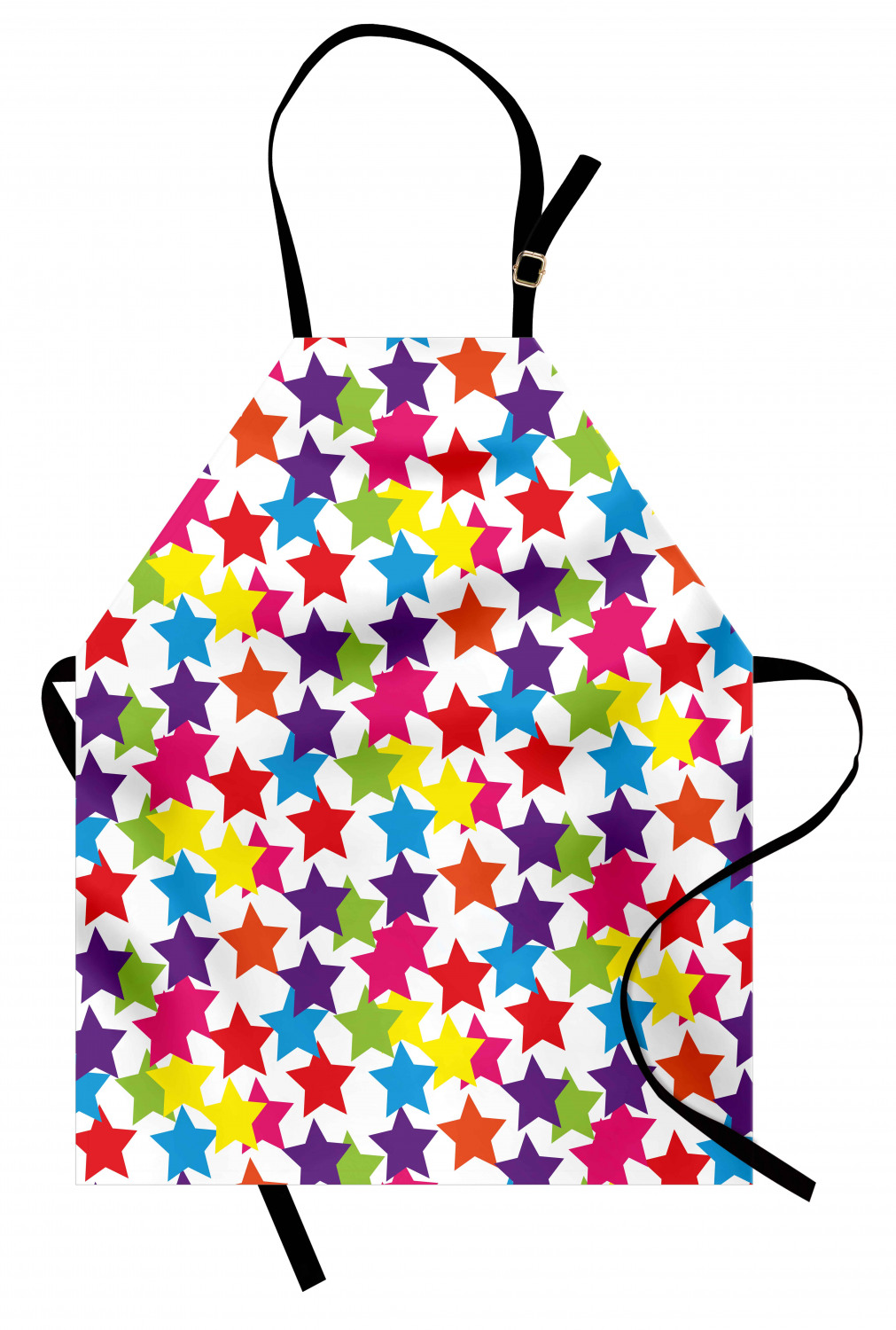 Ambesonne Rainbow Fun Kids Apron Boys Girls Apron Bib Cooking & Painting