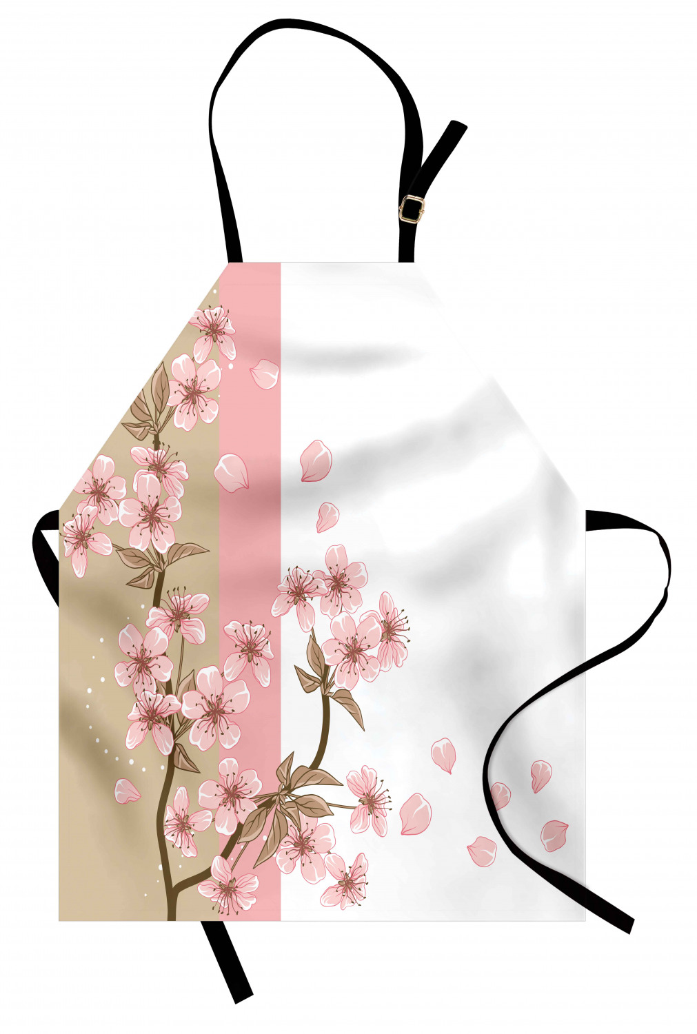 Ambesonne Cherry Blossom Kids Apron Boys Girls Apron Bib Cooking & Painting