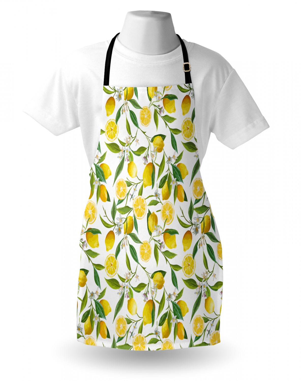 Summer Lemon Apron Unisex Kitchen Bib with Adjustable Neck Cooking eBay