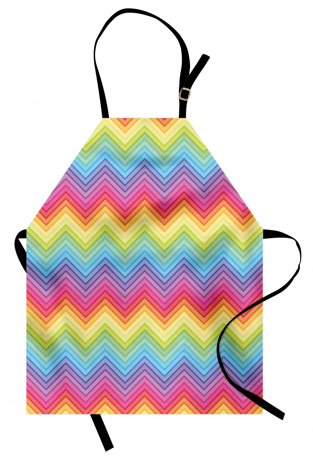 Ambesonne Rainbow Fun Kids Apron Boys Girls Apron Bib Cooking & Painting