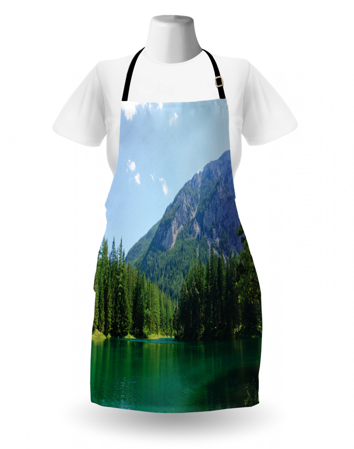 Ambesonne Apron Bib with Adjustable Black Strap Garden Cooking Standard Size - 第 44/144 張圖片