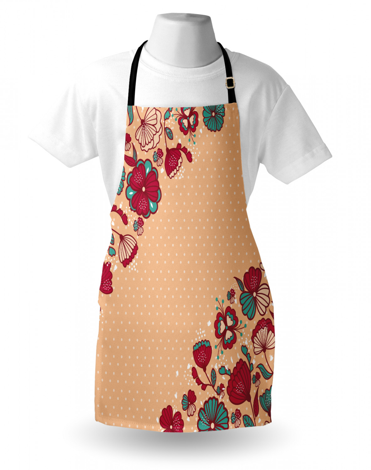 Ambesonne Apron Bib with Adjustable Black Strap Garden Cooking Standard Size - 第 75/144 張圖片