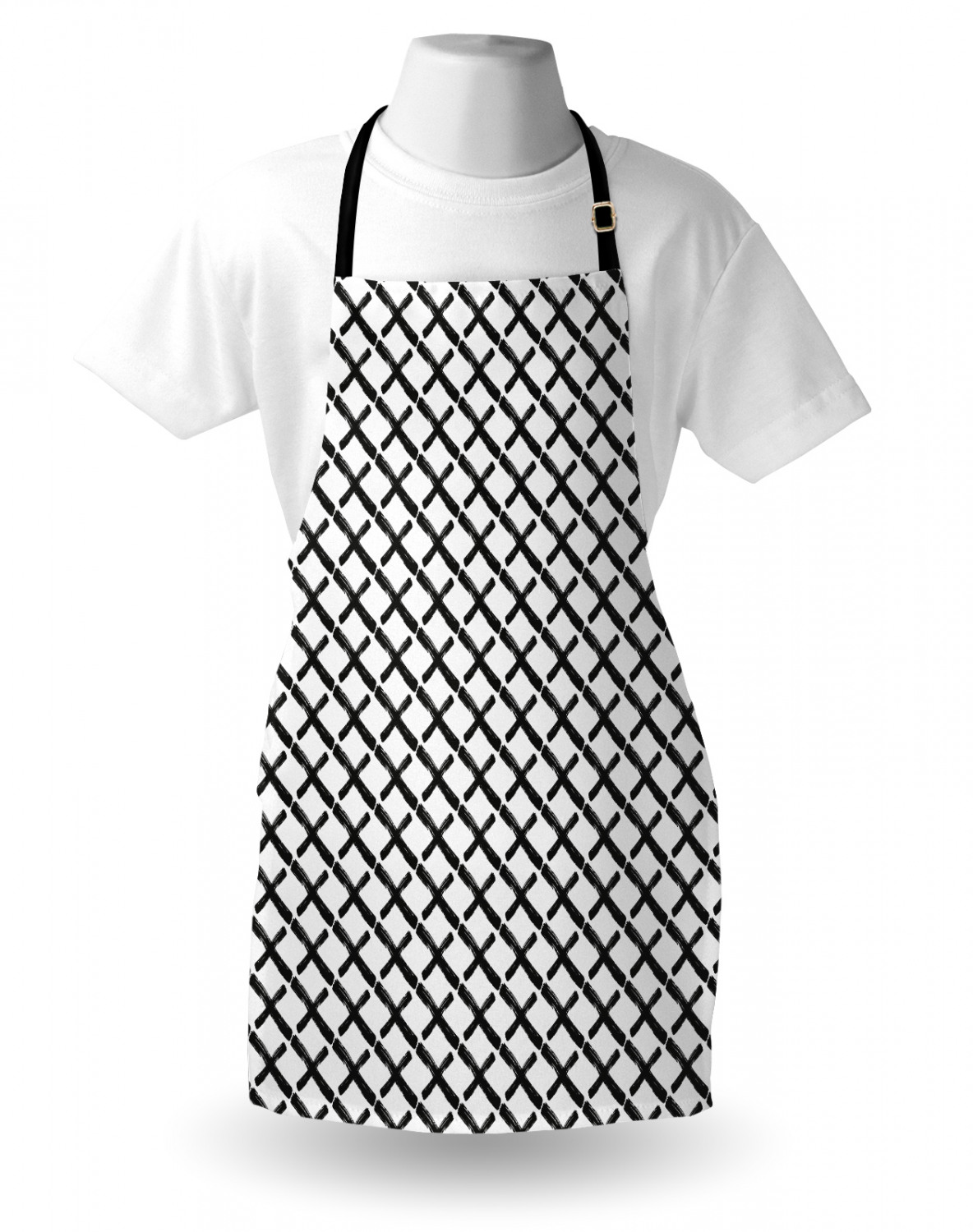 Ambesonne Unisex Durable Apron Adjustable Strap for Gardening and Cooking