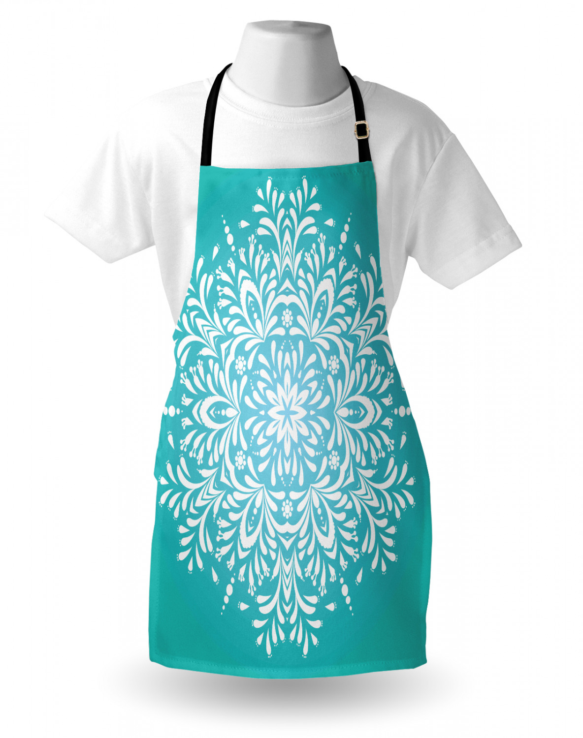 Ambesonne Unisex Durable Apron Adjustable Strap for Gardening and Cooking