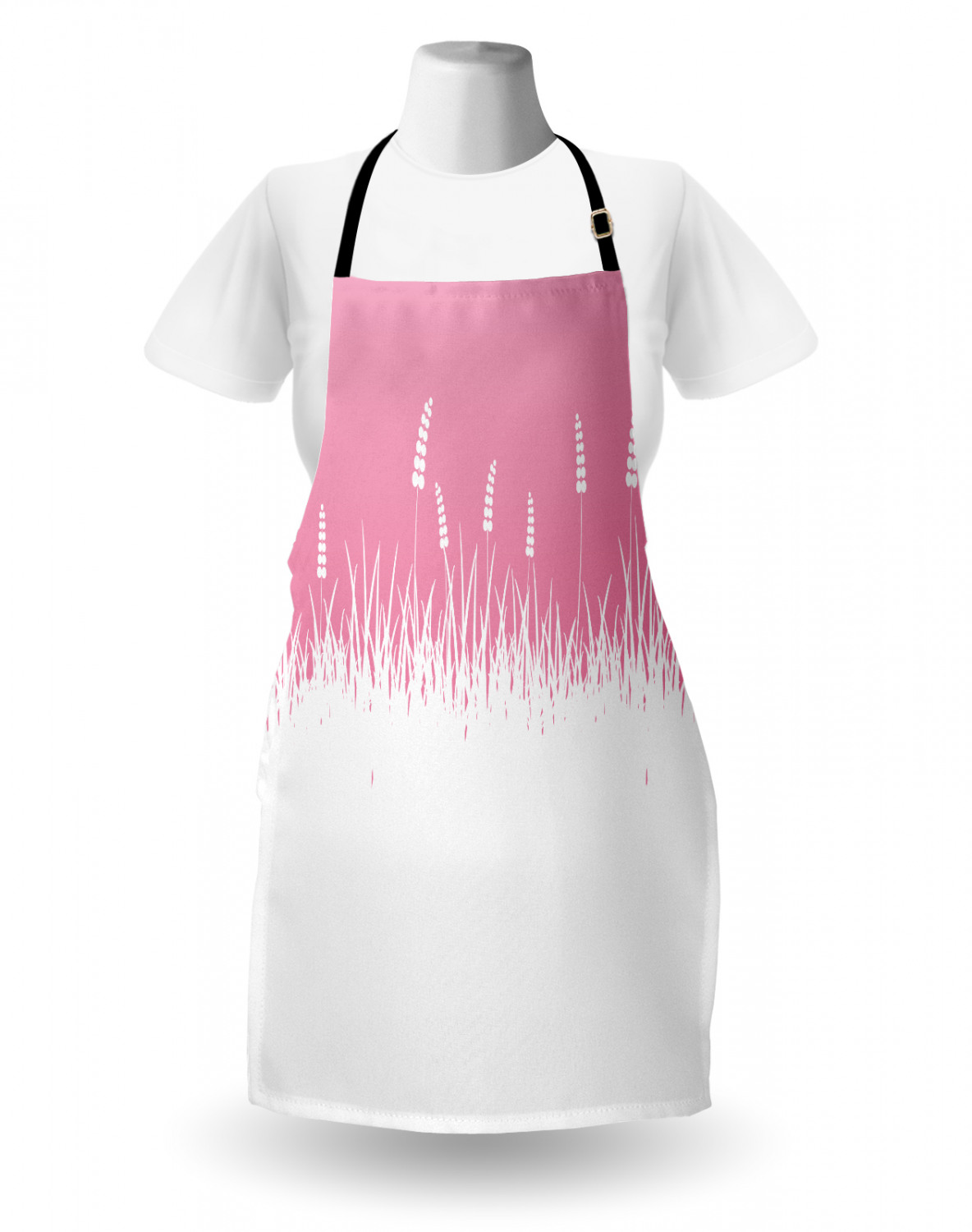 Ambesonne Unisex Durable Apron Adjustable Strap for Gardening and Cooking