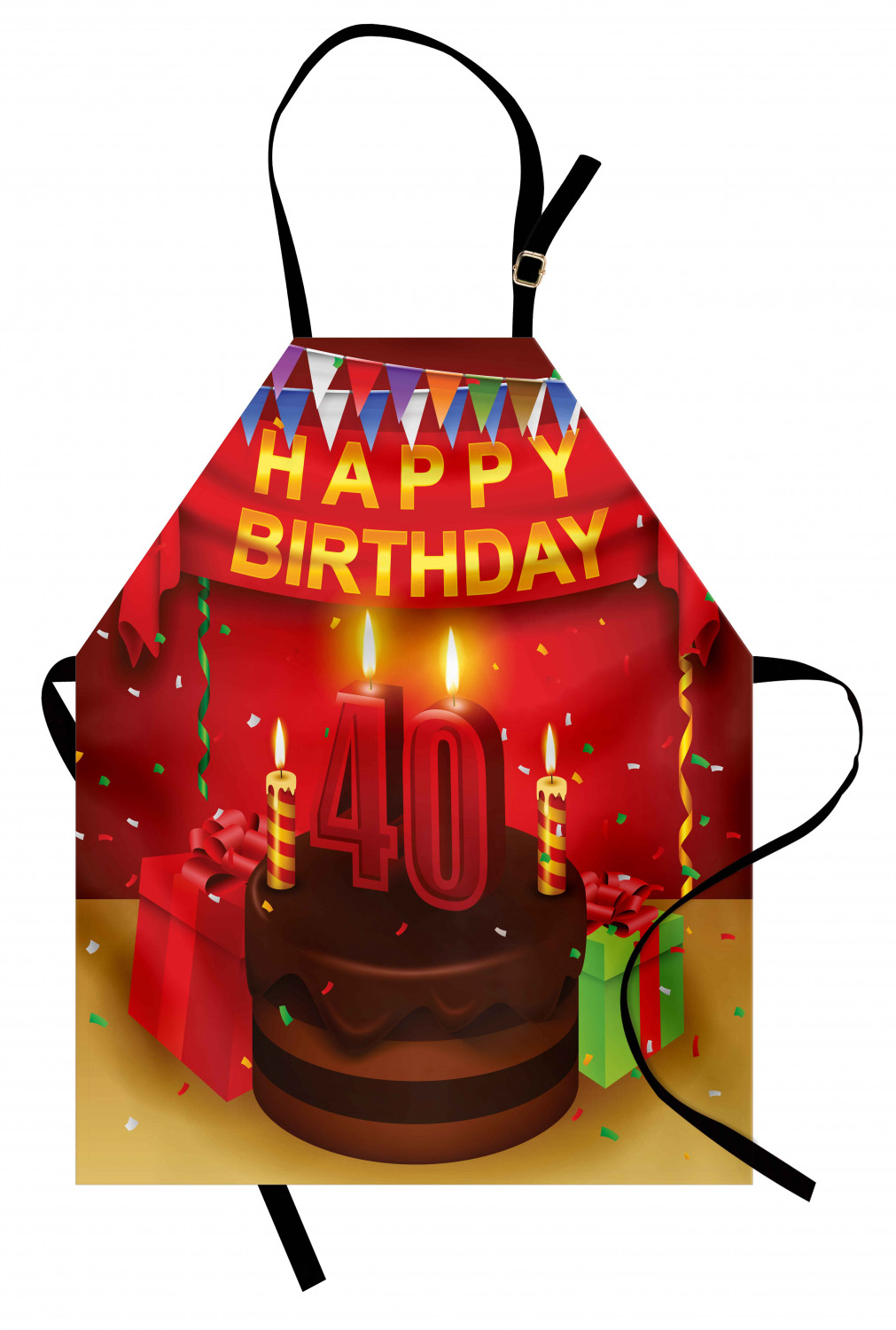 Retirement Party Apron Unisex Kitchen Bib with Adjustable Neck Cooking Baking