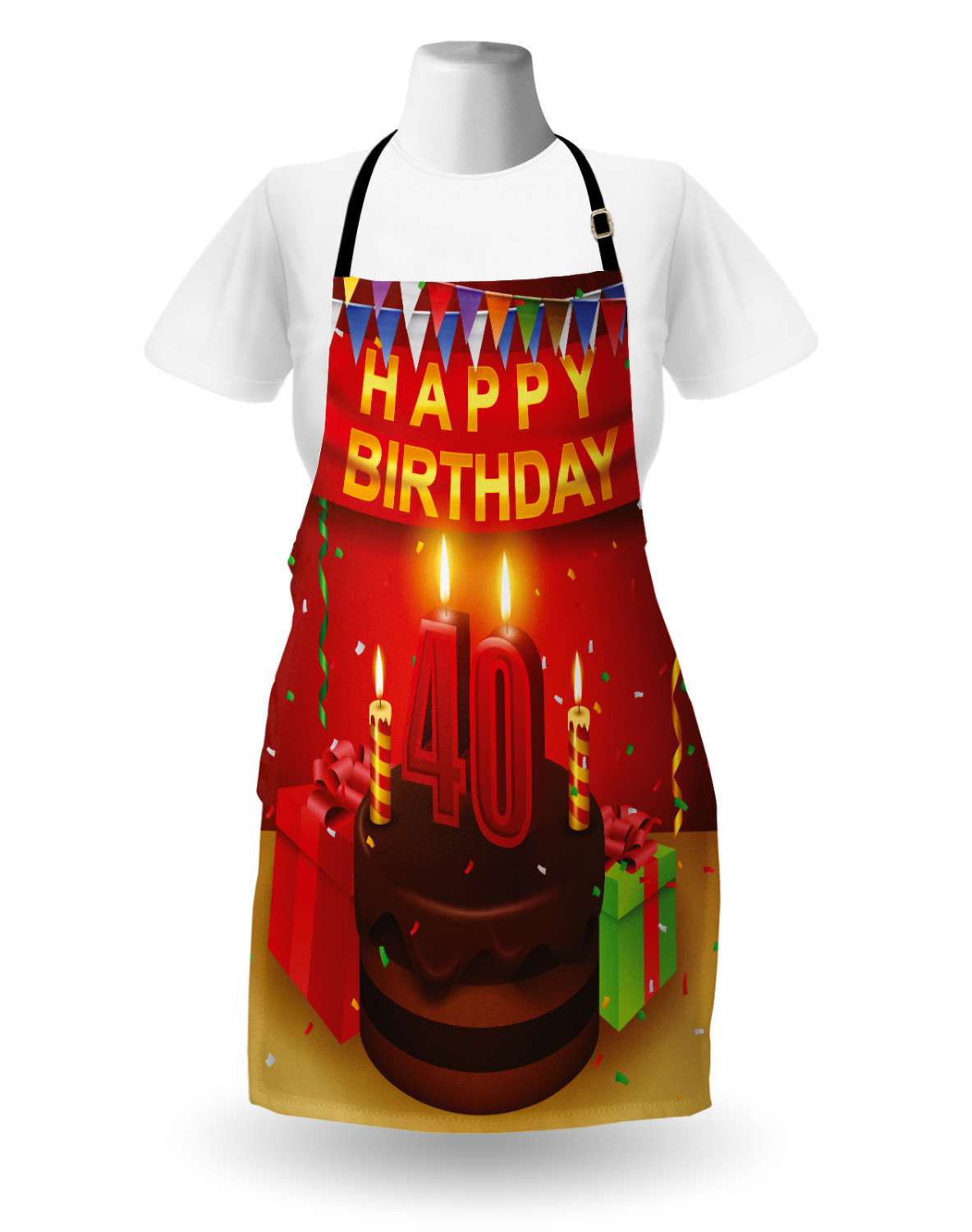 Retirement Party Apron Unisex Kitchen Bib with Adjustable Neck Cooking Baking