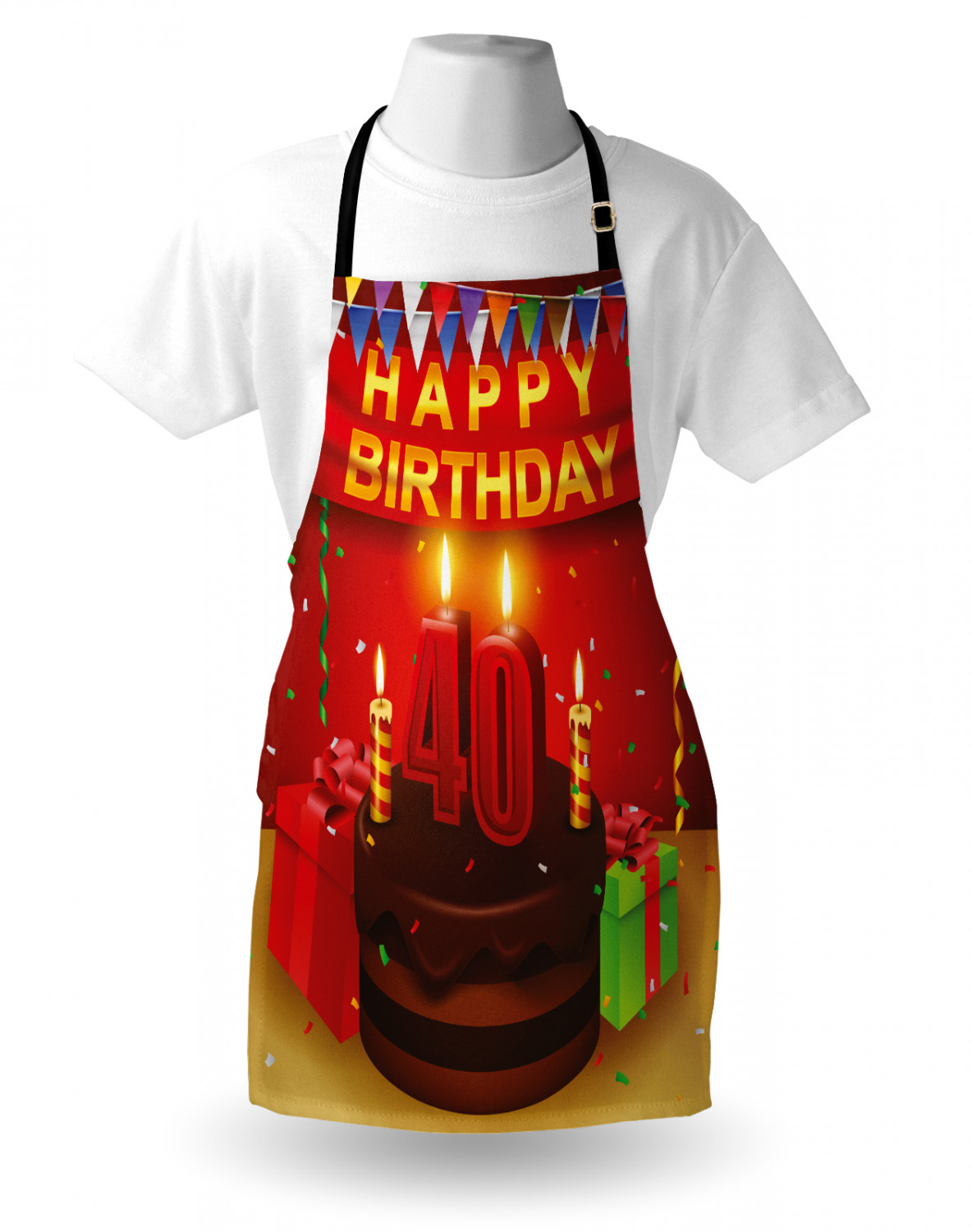 Retirement Party Apron Unisex Kitchen Bib with Adjustable Neck Cooking Baking