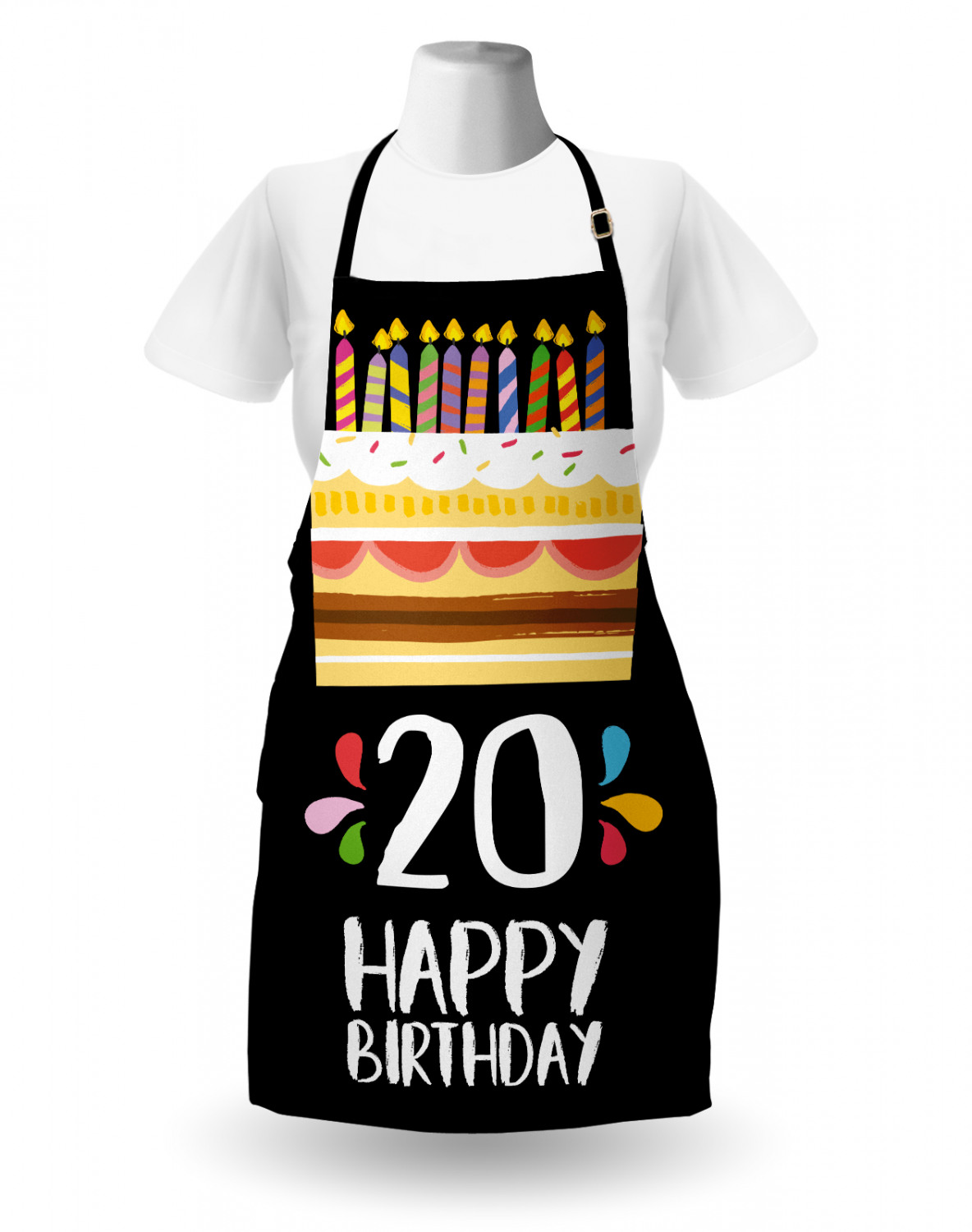 Retirement Party Apron Unisex Kitchen Bib with Adjustable Neck Cooking Baking