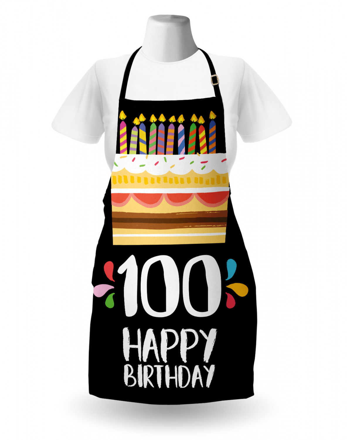 Retirement Party Apron Unisex Kitchen Bib with Adjustable Neck Cooking Baking